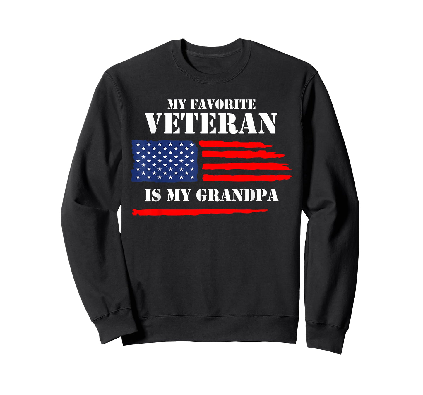 My Favorite Veteran Is My Grandpa Military Veterans Day T-Shirt