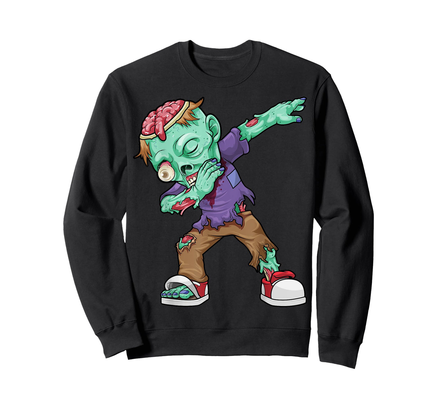 Dabbing Zombie Halloween Costume Funny Zombies Boys Kids Dab T-Shirt