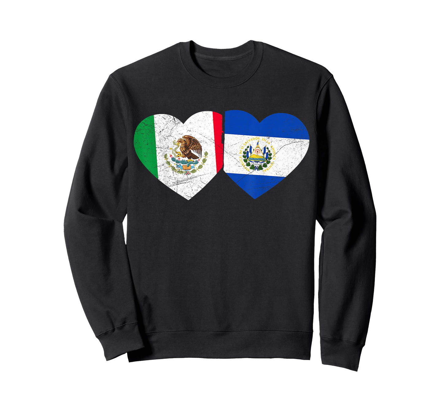 Half Mexican Half Salvadorian Mexico El Salvador Patriots T-Shirt