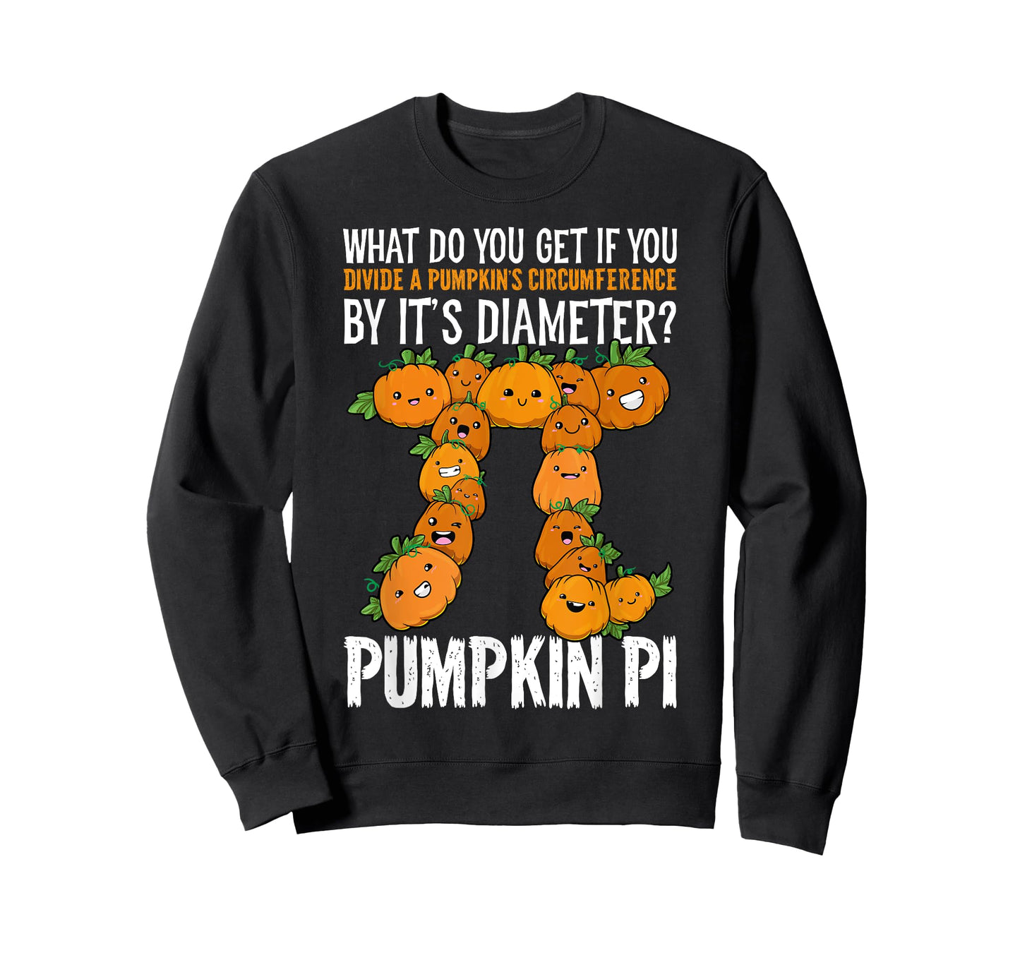 Math Shirt Pumpkin Pi Math Teacher Halloween Thanksgiving Pi T-Shirt