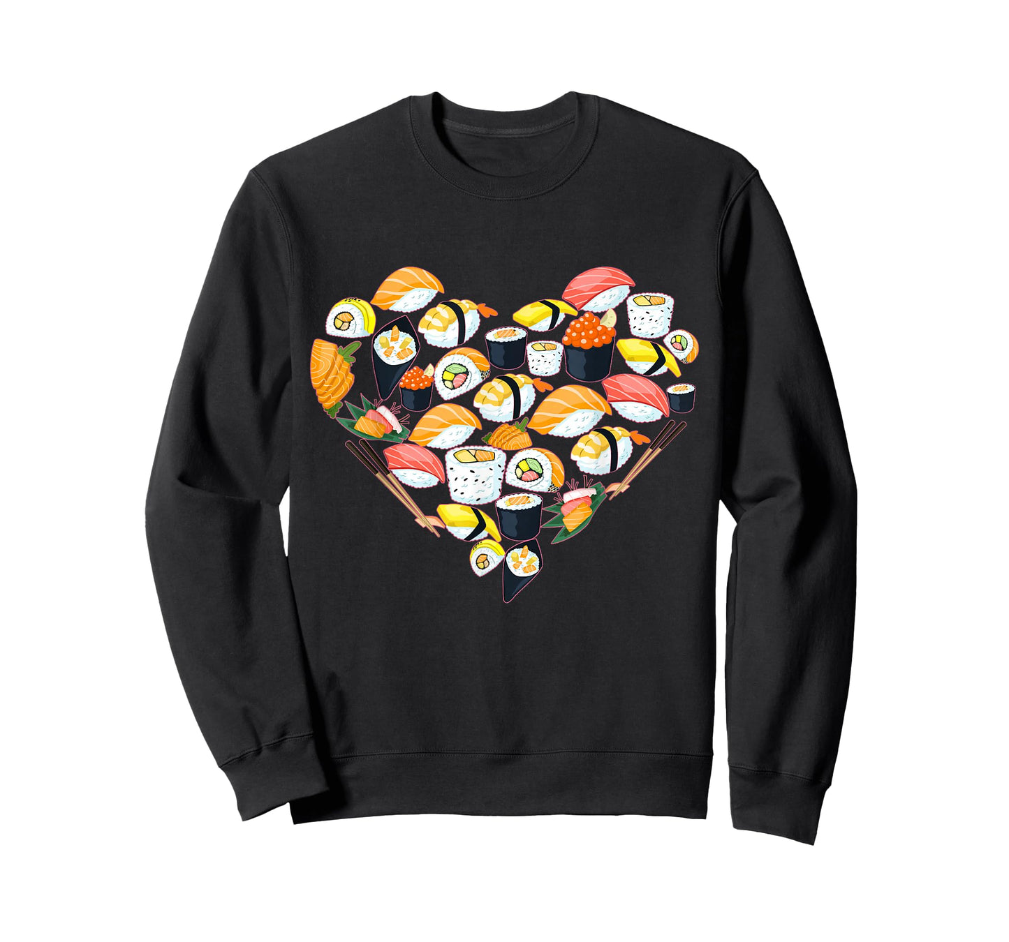 Sushi Roll Heart Asia Food Valentine's Day Gift Sushi T-Shirt