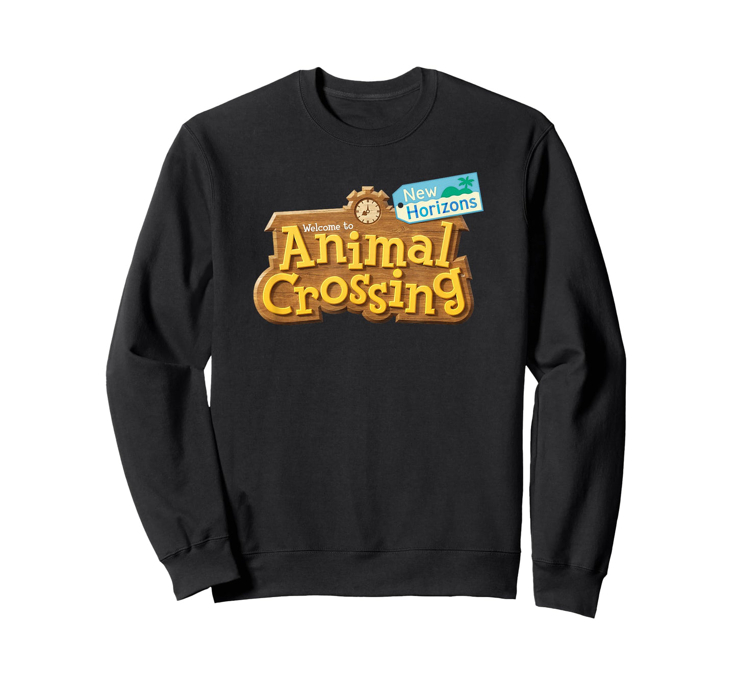 Animal Crossing: New Horizons Welcome Sign Front Logo T-Shirt