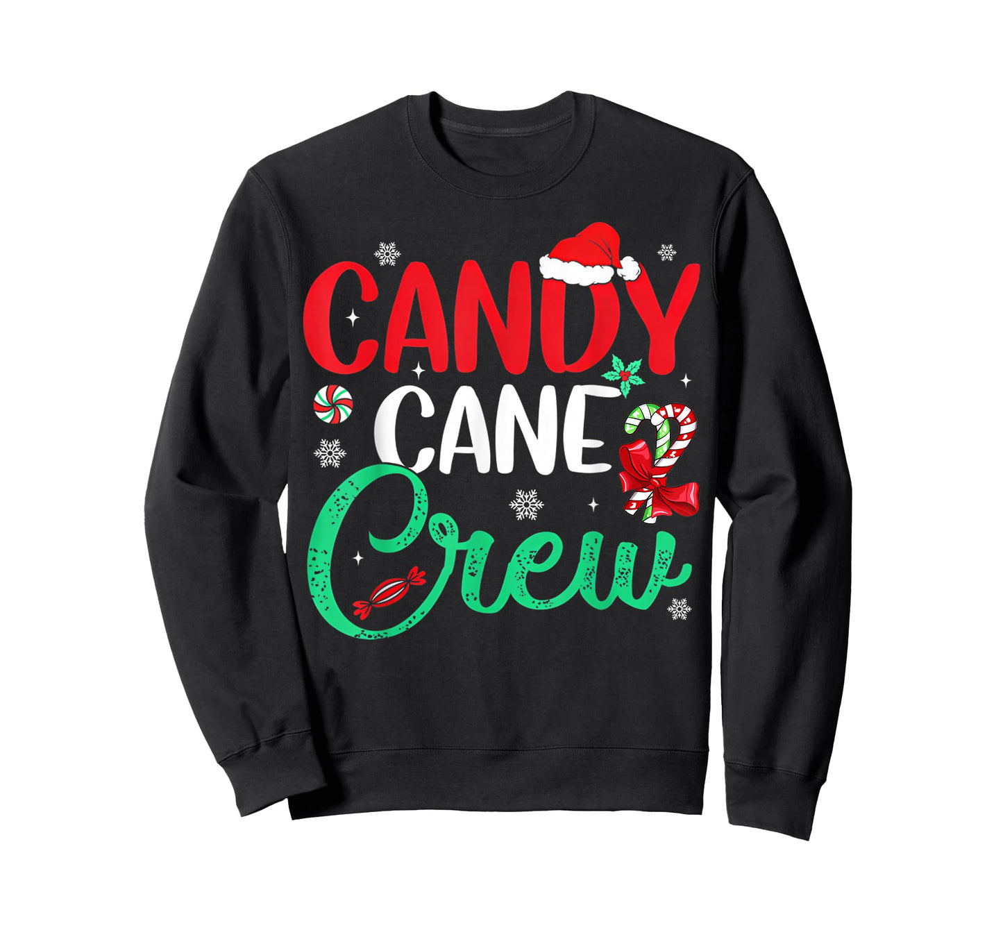 Christmas Candy Cane Funny Holiday Family Matching Pajama PJ T-Shirt
