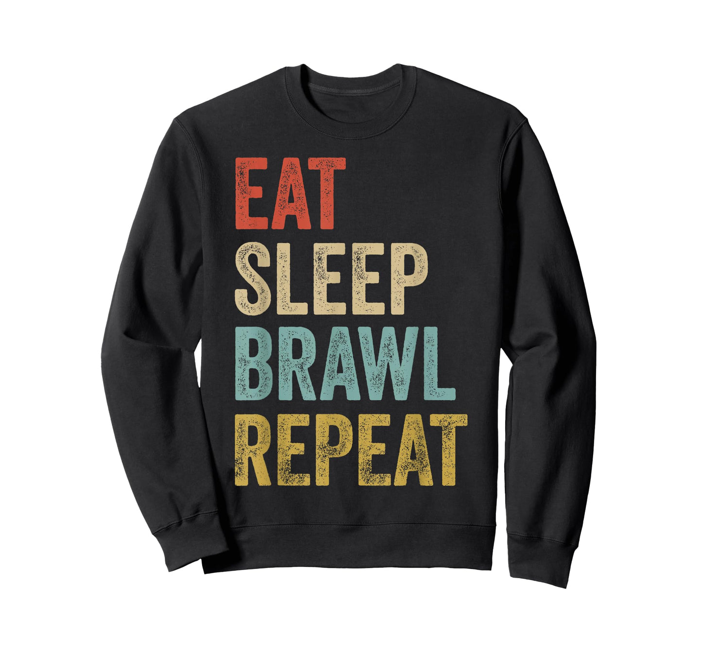Eat Sleep Brawl Repeat Brawler Funny Video Gamer T-Shirt