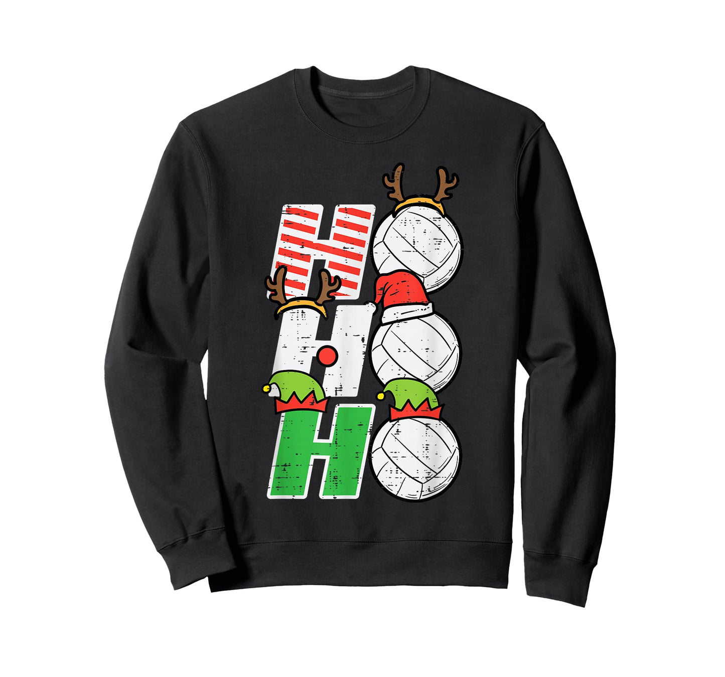 Christmas Volleyball Ho Ho Ho Xmas Sports Men Women Kids T-Shirt