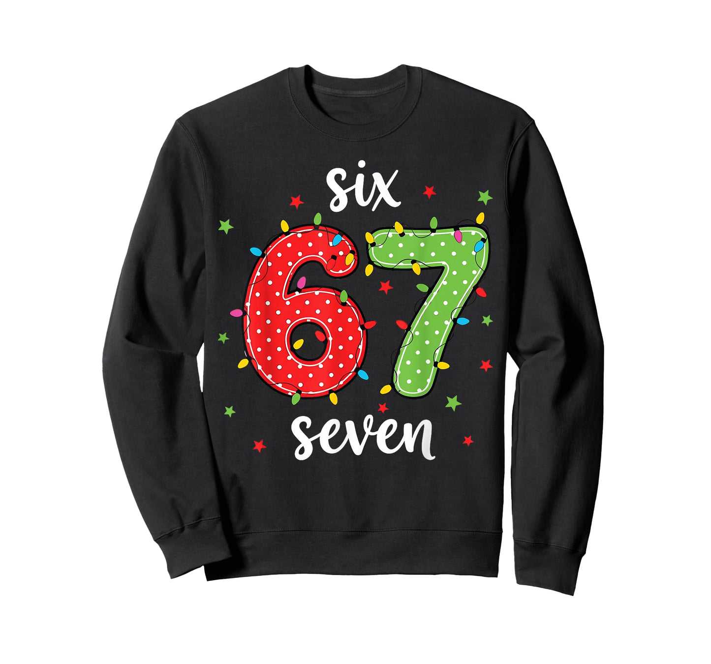 Funny 67 Christmas Costume Pajamas Holiday Outfit T-Shirt