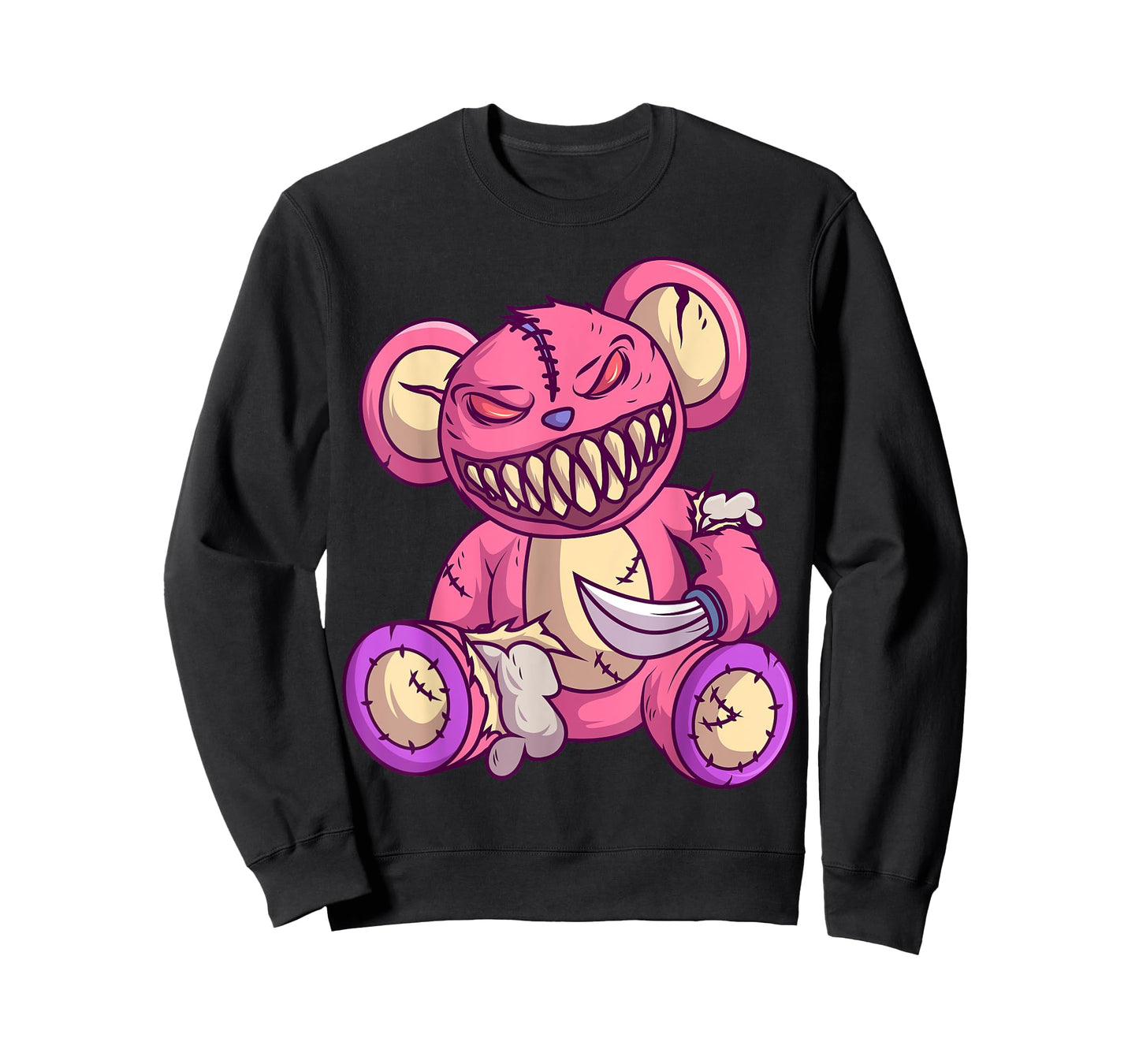 Kawaii Pastel Goth Teddy Bear Gothic Occult Voodoo Halloween T-Shirt