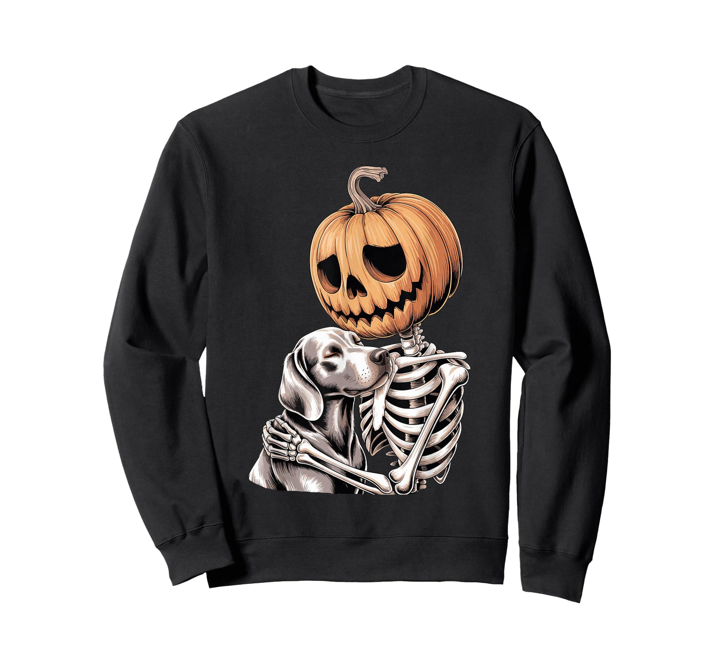 Halloween Skeleton Weimaraner Weimaraners T-Shirt