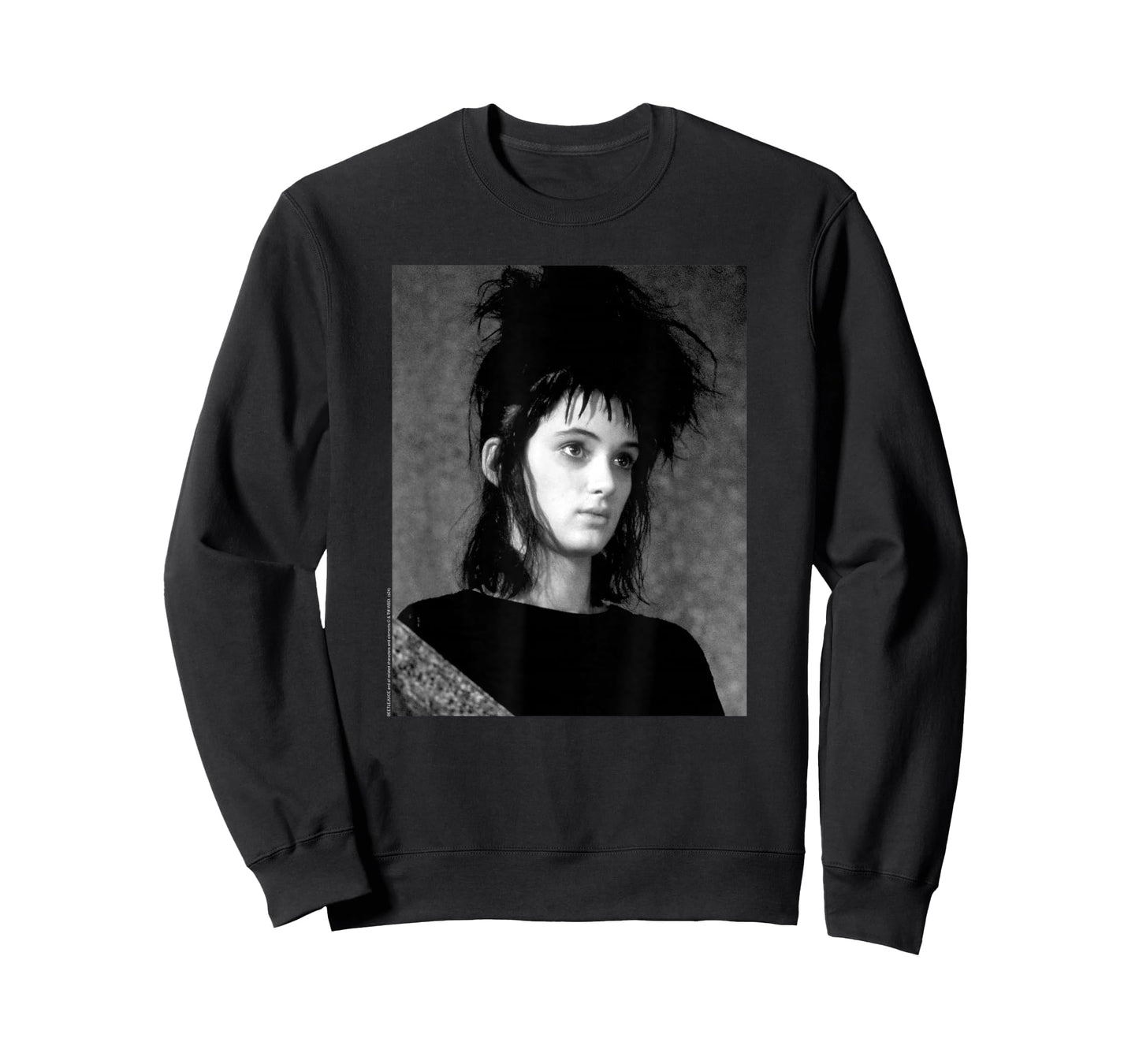 Beetlejuice Lydia Deetz Vintage Black and White Photo Movie T-Shirt
