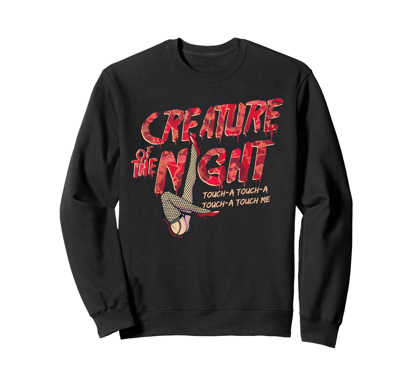 Rocky Horror Show Creature Of The Night Legs Touch-A Light T-Shirt