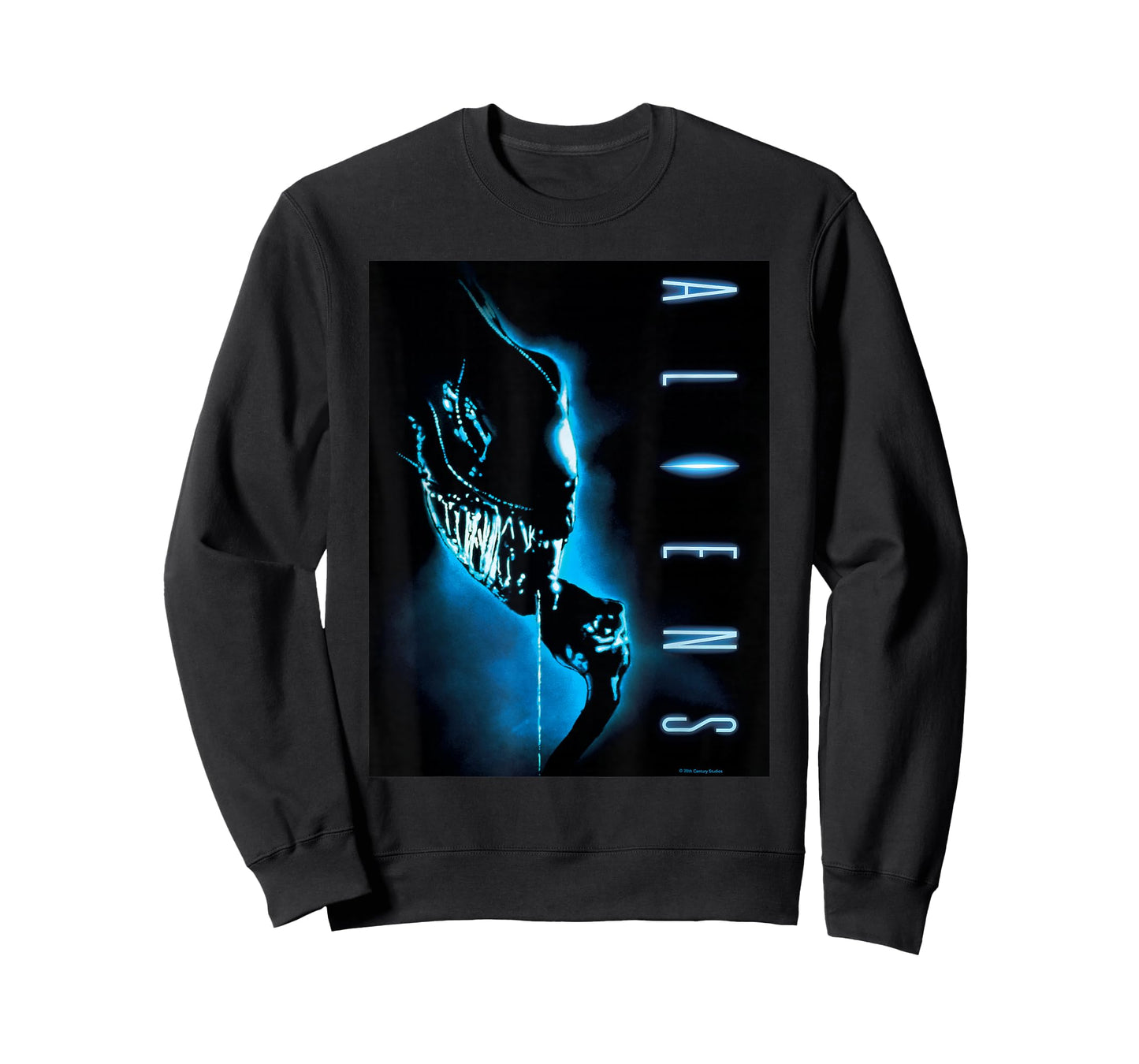 Aliens Xenomorph Retro Movie Poster T-Shirt Small