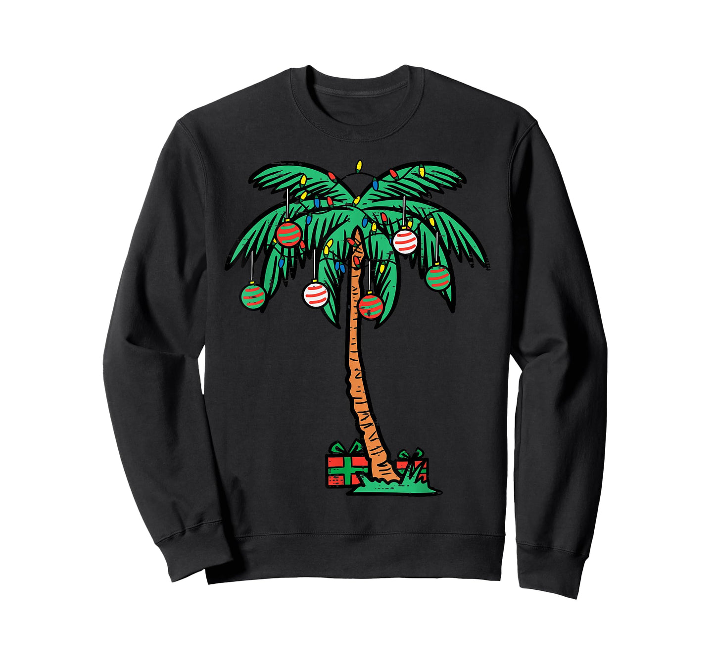 Christmas Palm Xmas Tree Tropical Beach Hawaii Women Men Kid T-Shirt