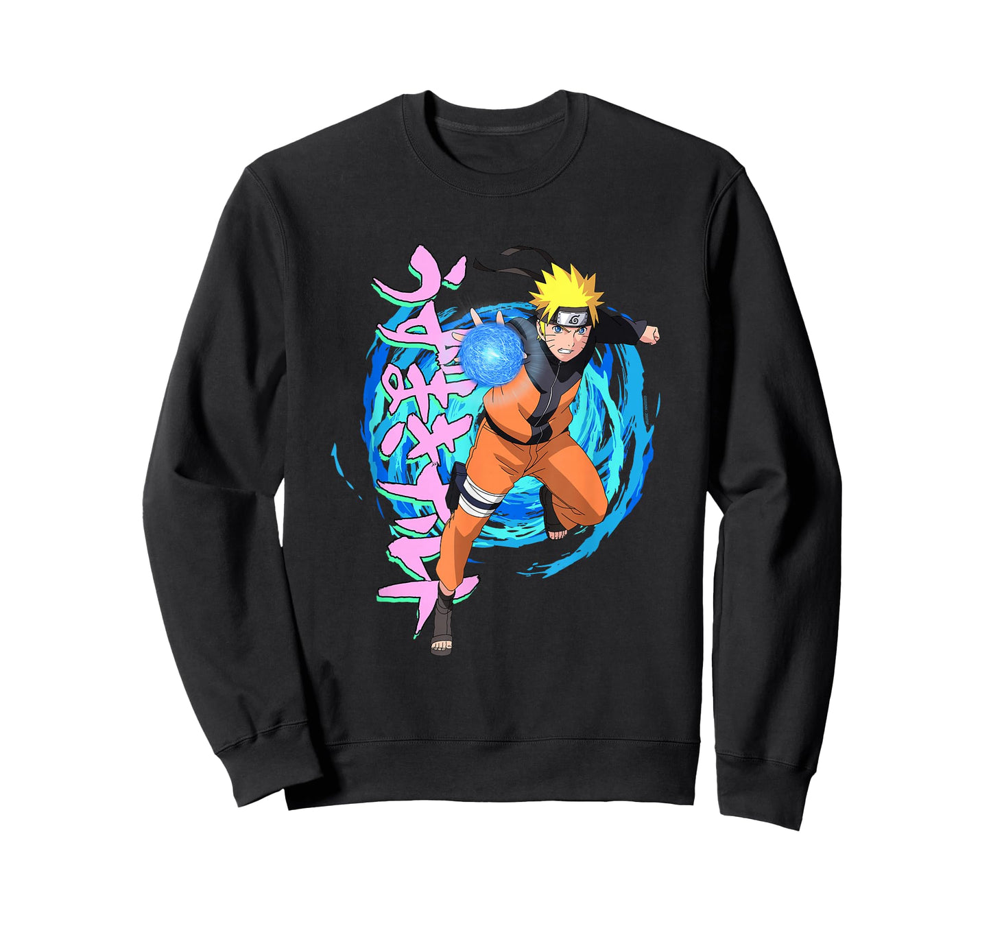 Naruto Shippuden Blue Spirals Rasengan Anime T-Shirt