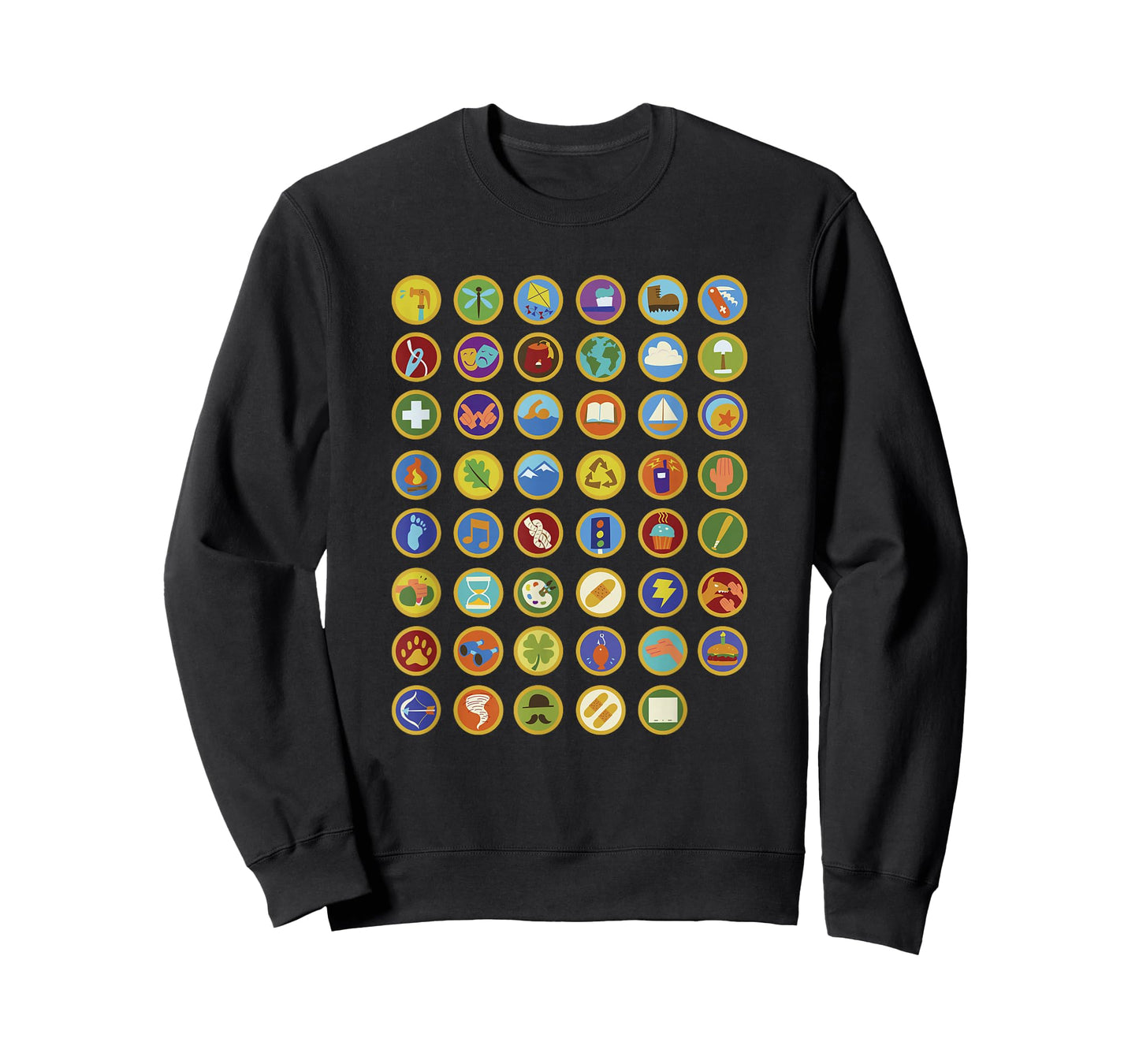 Disney Pixar Up Wilderness Explorer Badges Collage T-Shirt