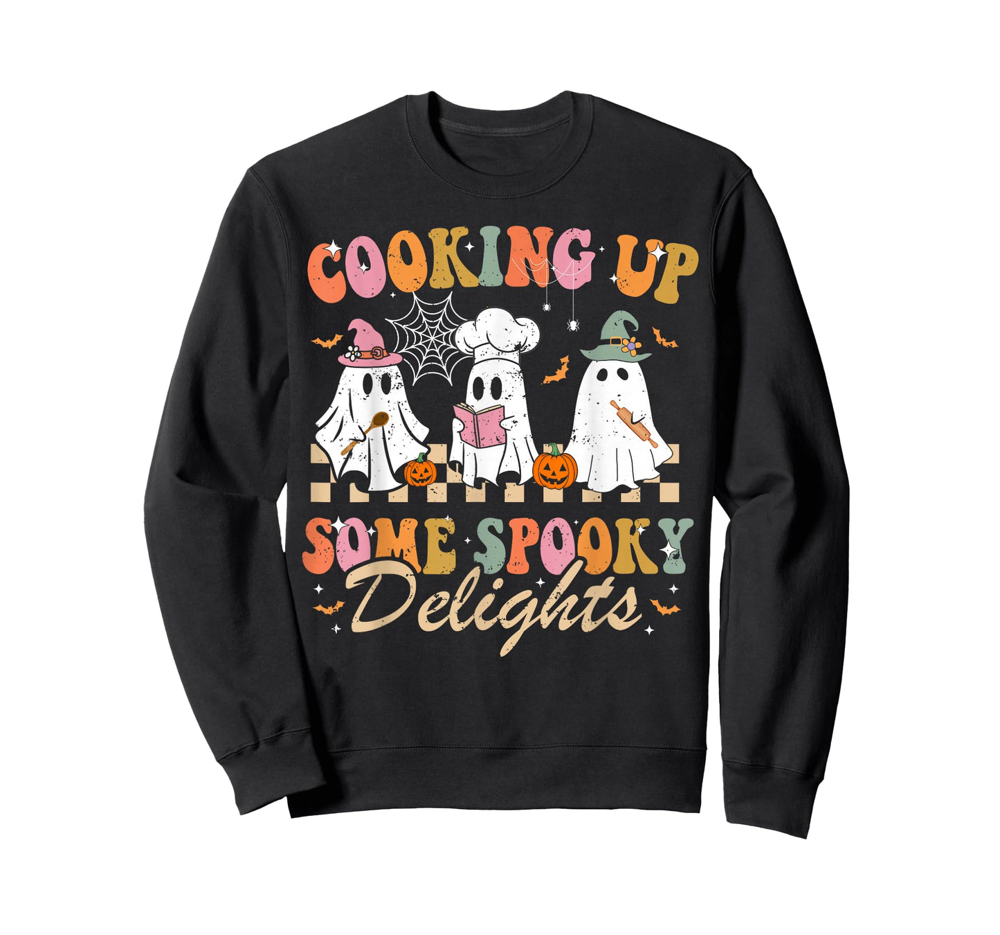 Funny Ghost Cooking For Cook and Kitchen Lovers Halloween T-Shirt