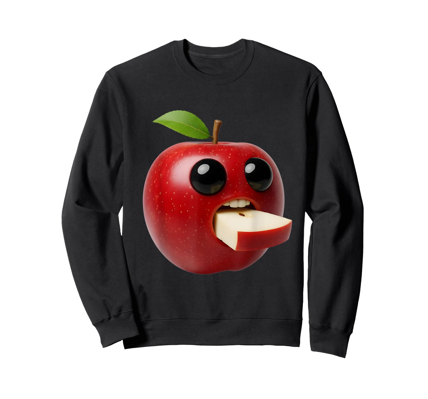 Niche Fruits Funny Apple Meme Brainrot Surreal T-Shirt