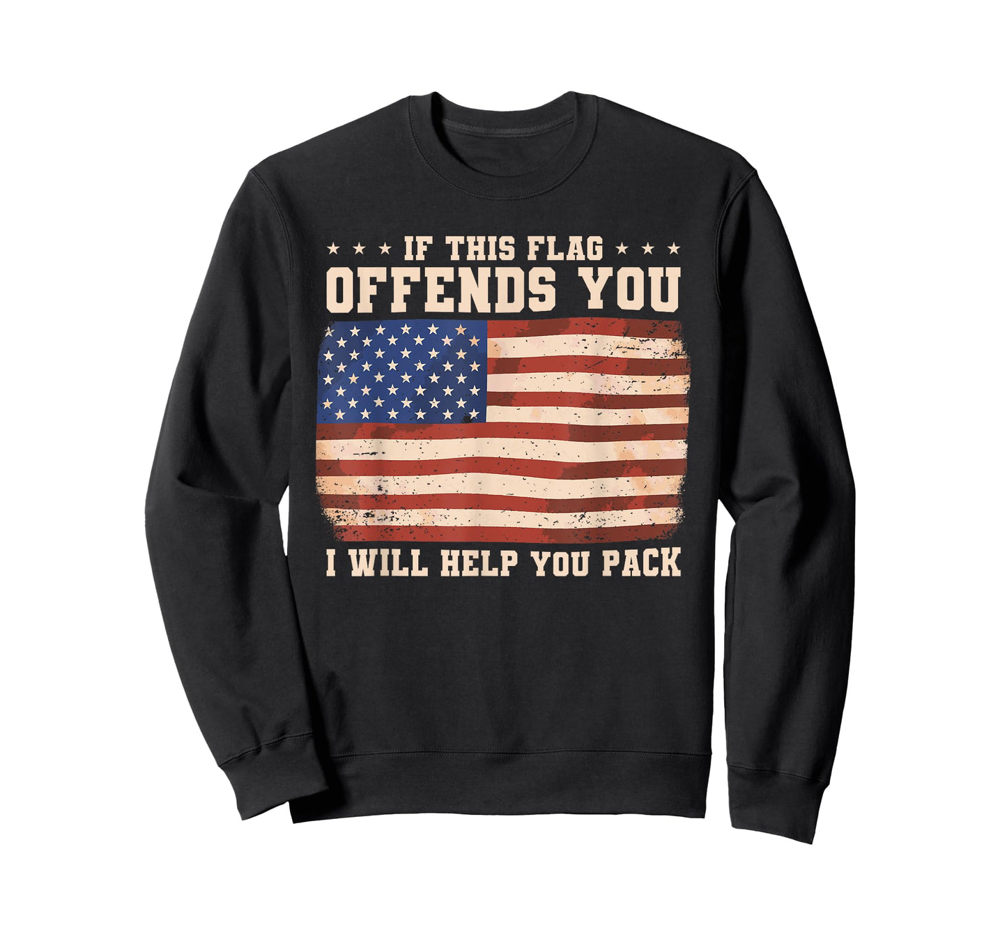 If This Flag Offends You I Will Help You Pack T-Shirt