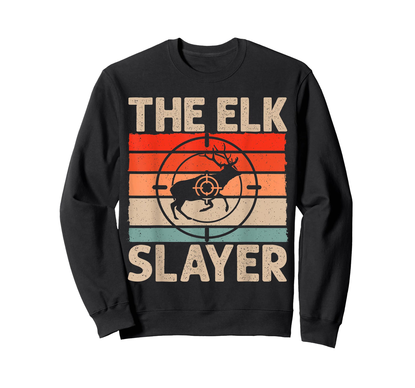 Elk Hunter Retro Vintage The Elk Slayer Elk Hunting T-Shirt