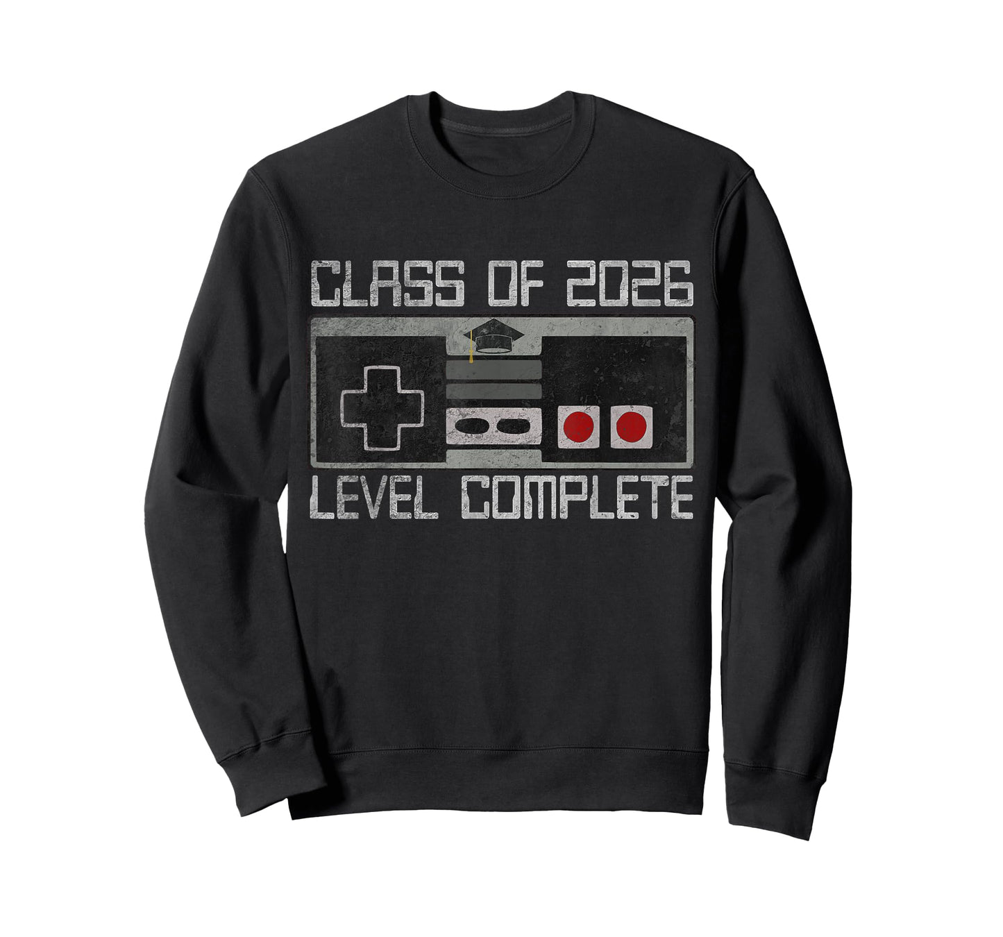 Class of 2026 Level Complete Senior Graduation For Gamer T-Shirt