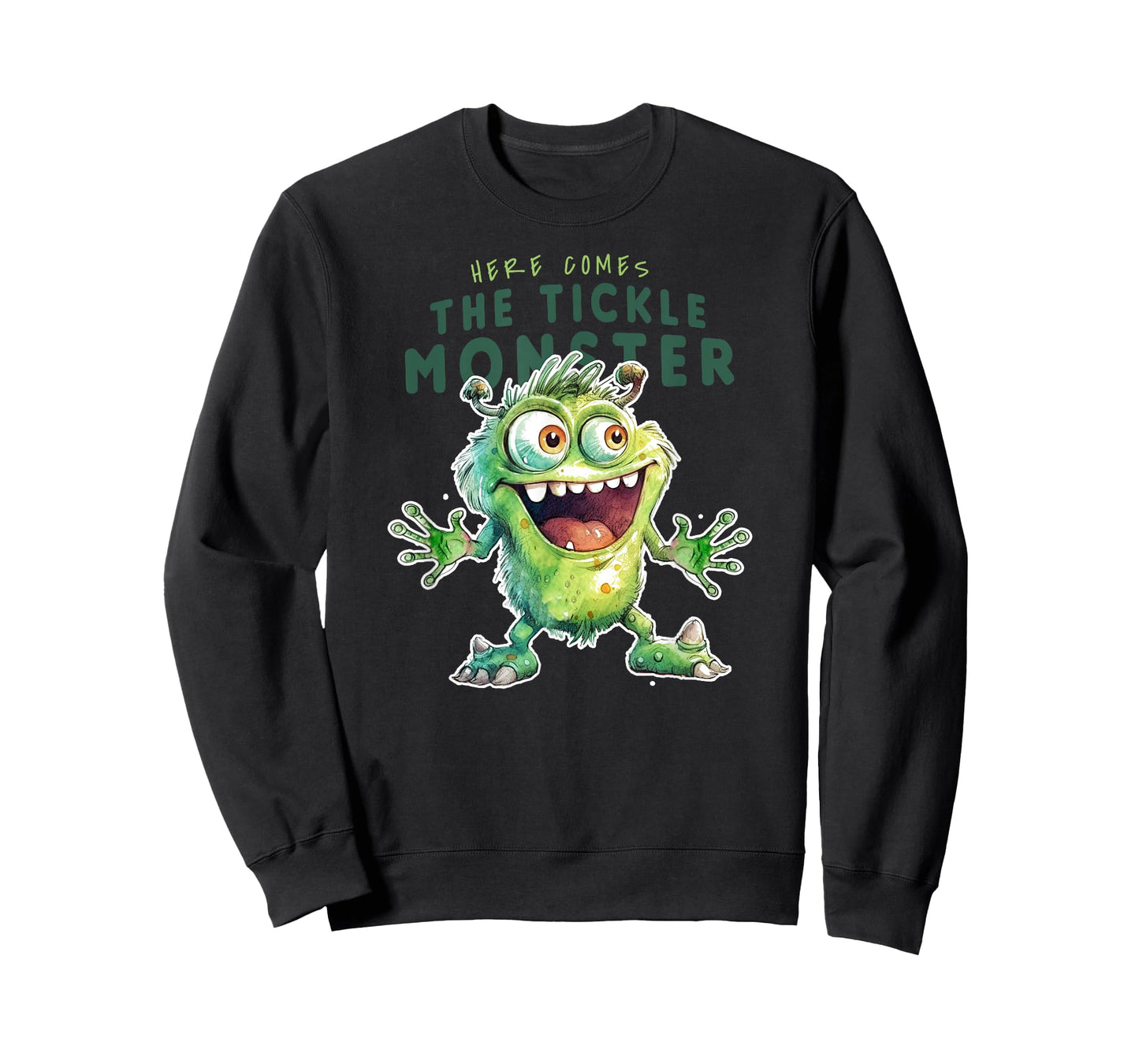 Here Comes The Tickle Monster Funny Childish Cool Tickling T-Shirt