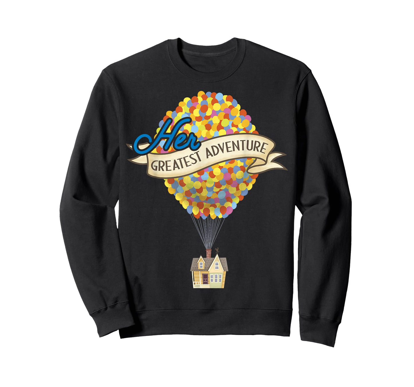 Disney Pixar Up Her Greatest Adventure House Graphic T-Shirt T-Shirt