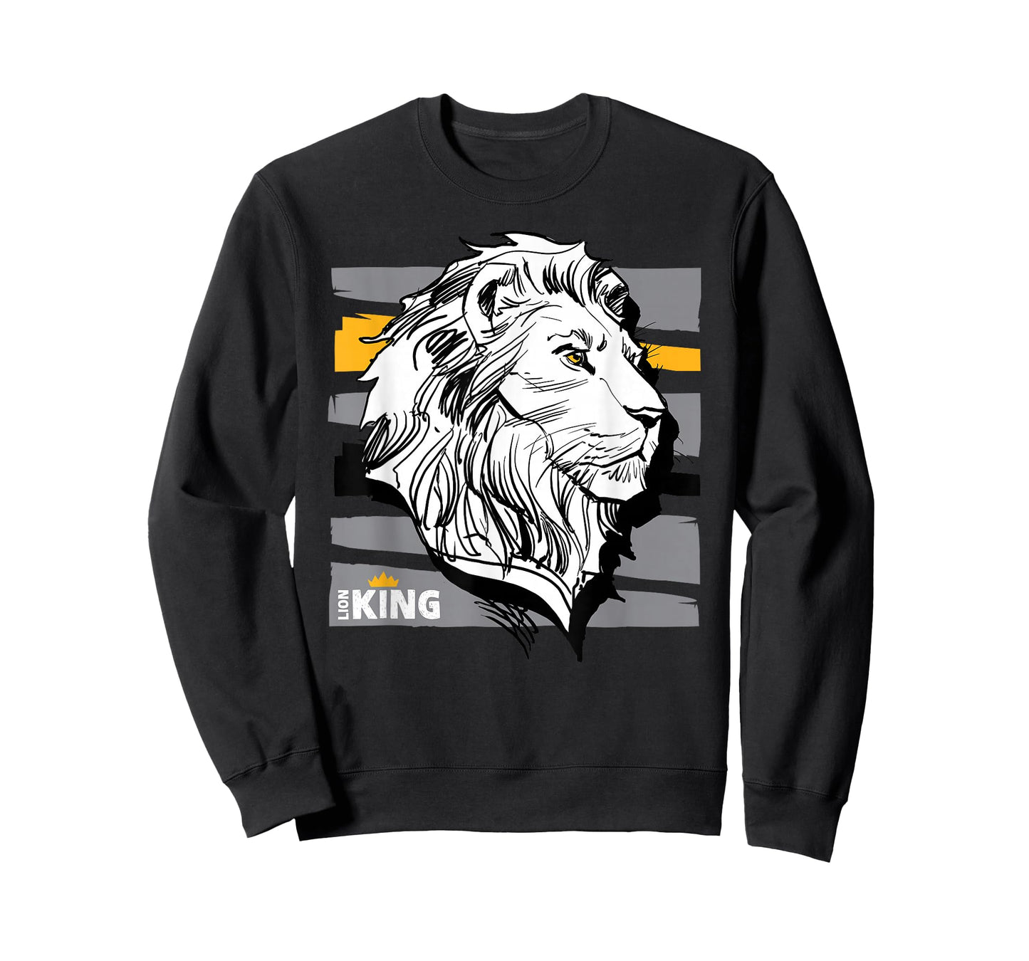 Disney The Lion King Live Action Mufasa Sketched Portrait T-Shirt