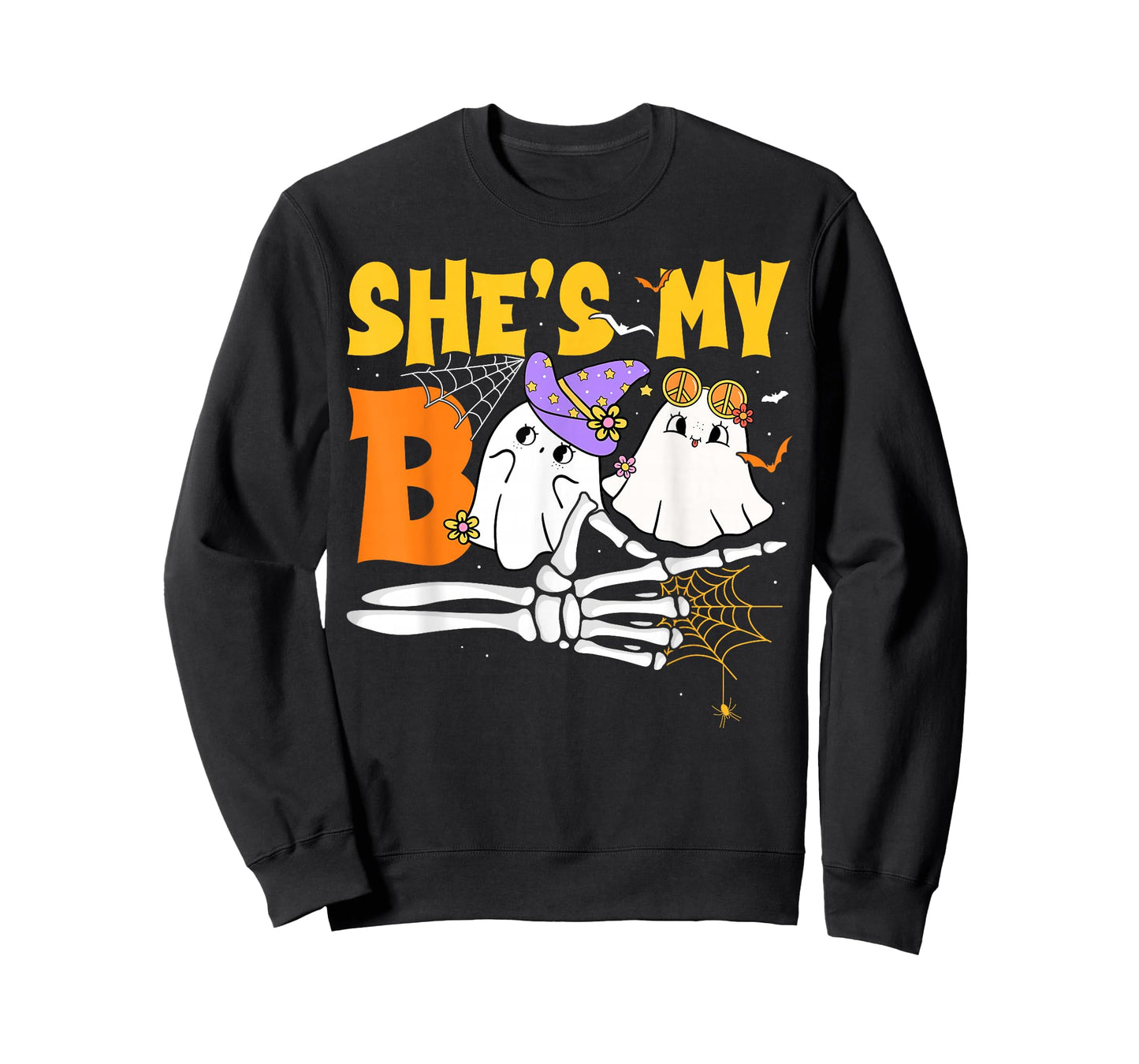 She’s My Boo He's My Boo Ghosts Matching Couple Halloween T-Shirt