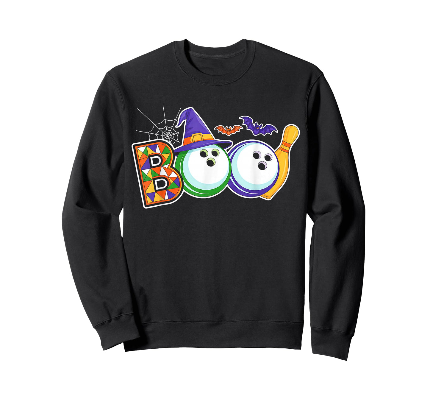 Bowling Boo Creepy Halloween Costume Pumpkin Bowling Lover T-Shirt