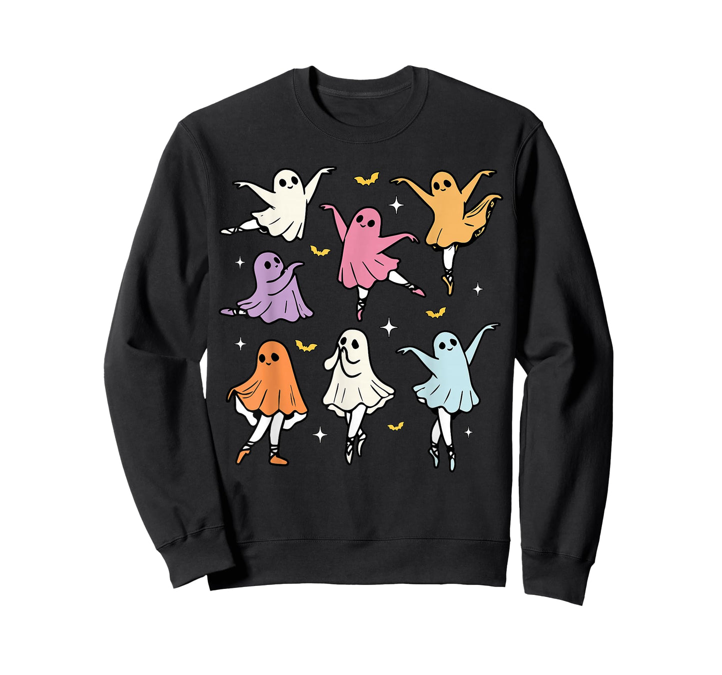 Ballet Ghost Ballet Dancer Spooky Dance Teacher Halloween T-Shirt