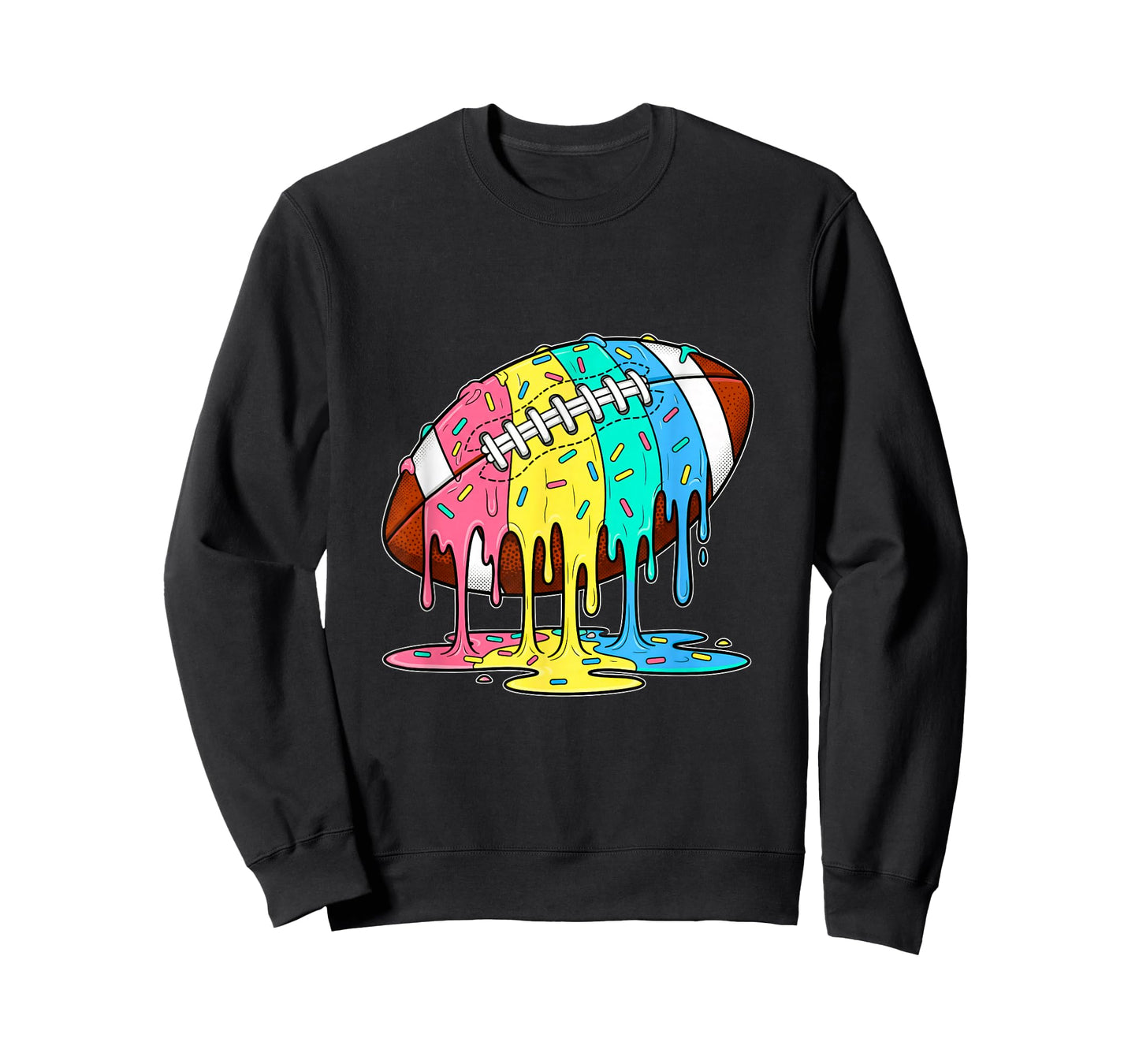 Football Drip Boys Football Ice Cream Respect Drip T-Shirt