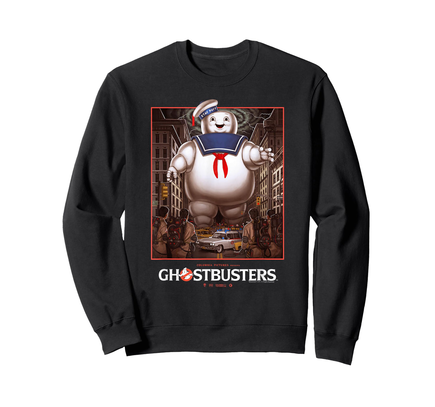 Ghostbusters Ghostbusters vs Stay Puft Vintage Movie Poster T-Shirt