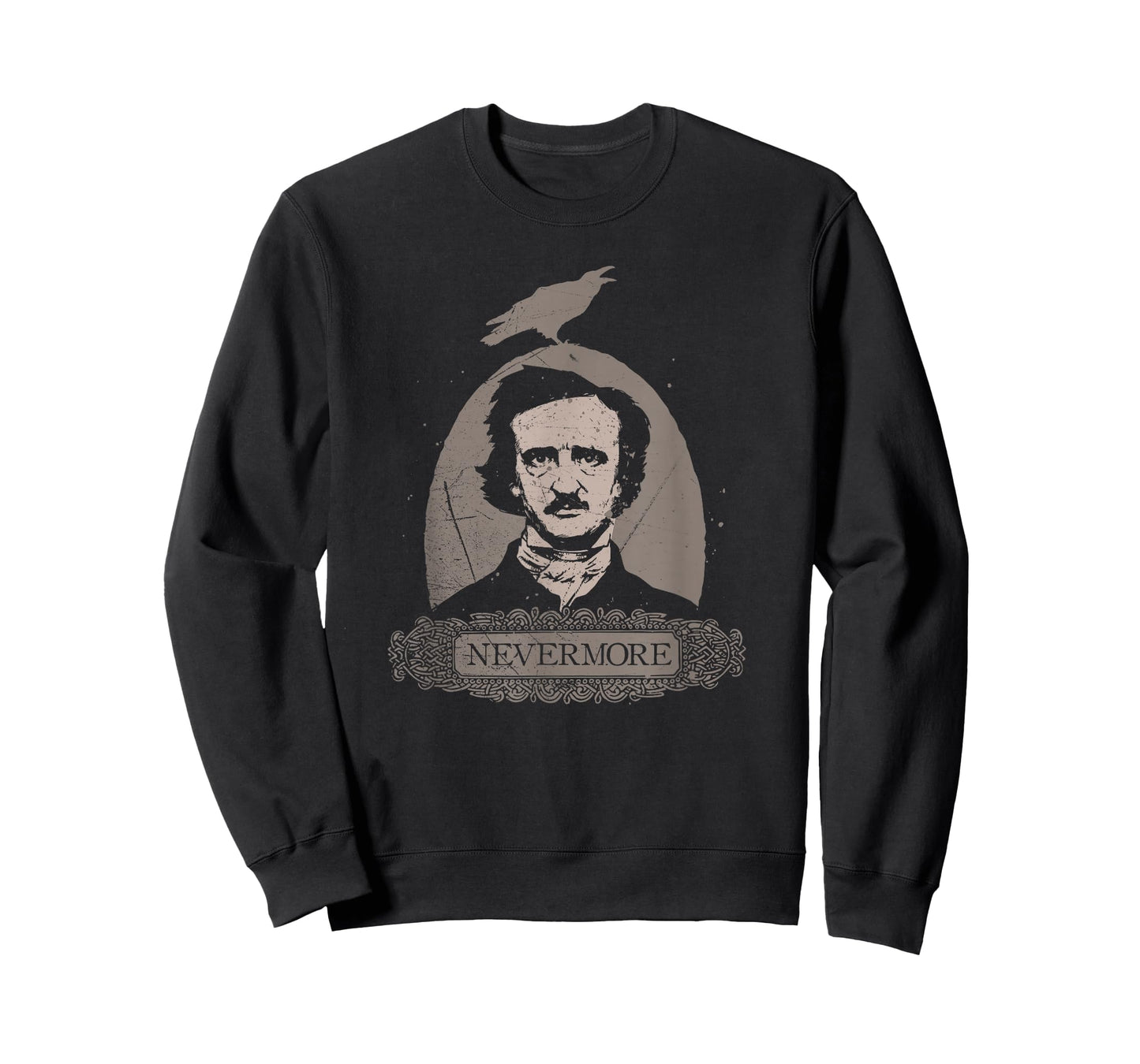 Edgar Allan Poe - Vintage Cothic Raven Nevermore T-Shirt T-Shirt