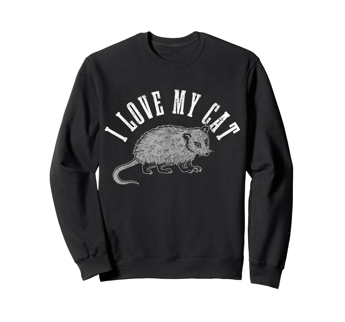 Opossum I Love My Cat Funny Opossum T-Shirt