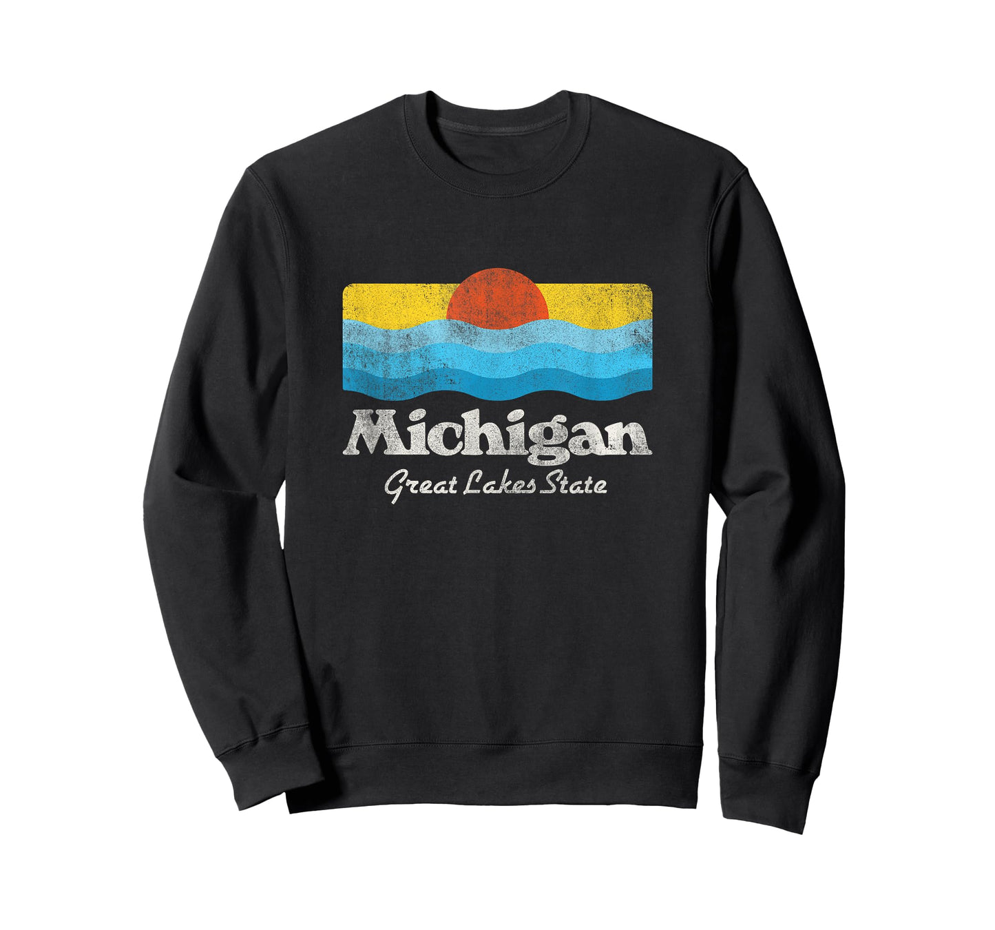 Retro Michigan Great Lakes State T-Shirt T-Shirt