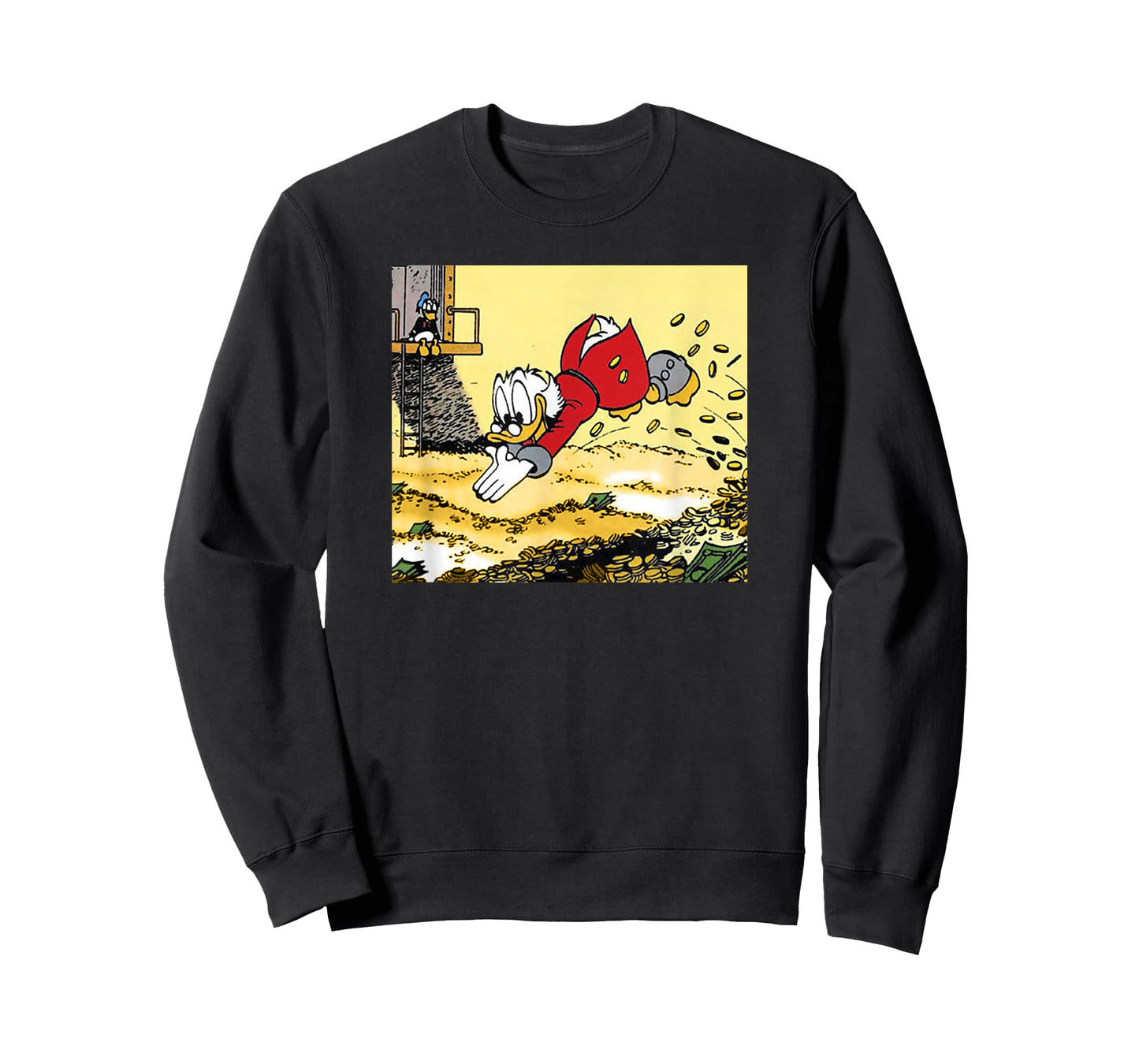 Disney DuckTales Scrooge McDuck Swimming in Cash T-Shirt