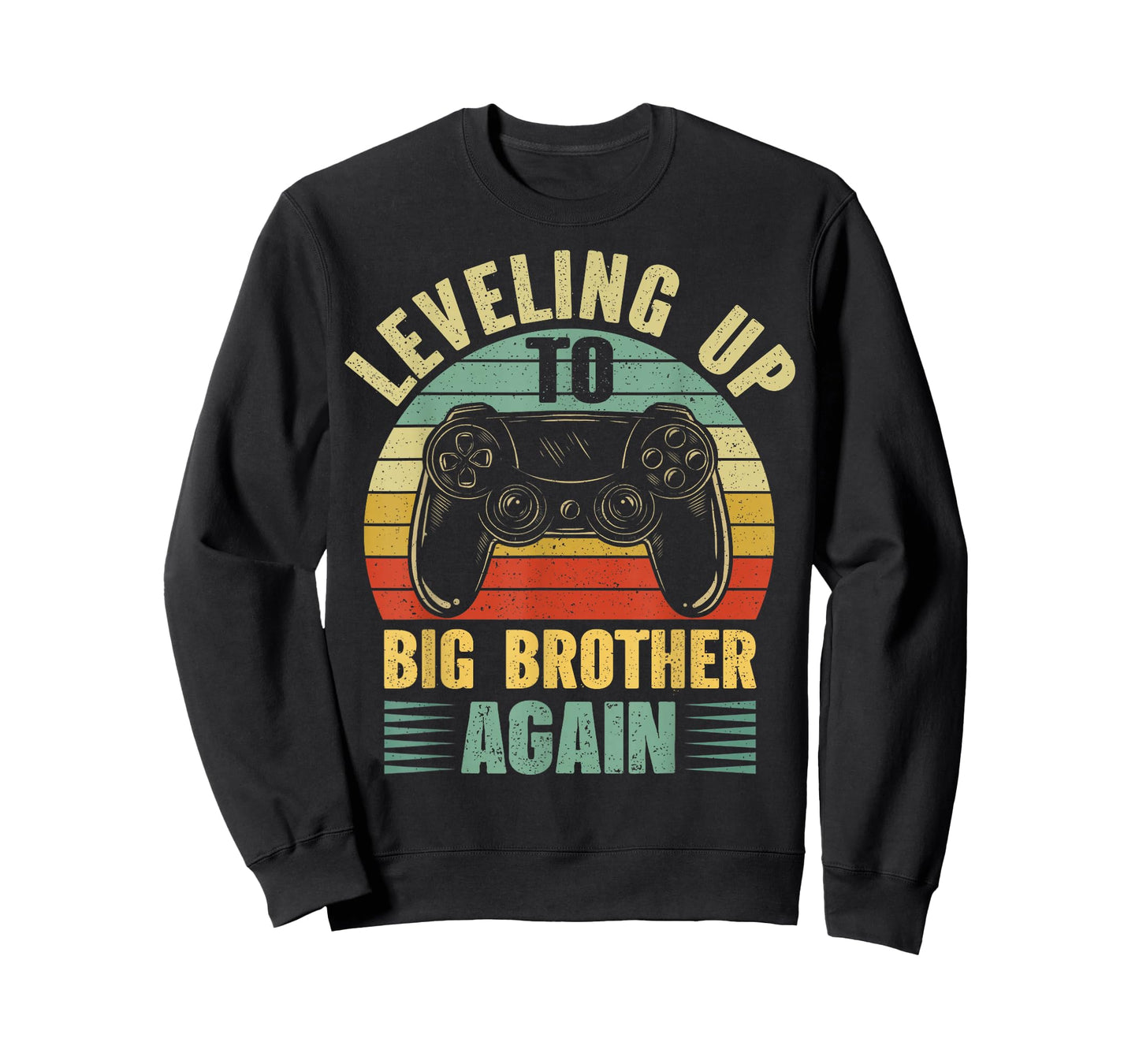 Leveling Up To Big Bro Again Vintage Gift Big Brother Again T-Shirt