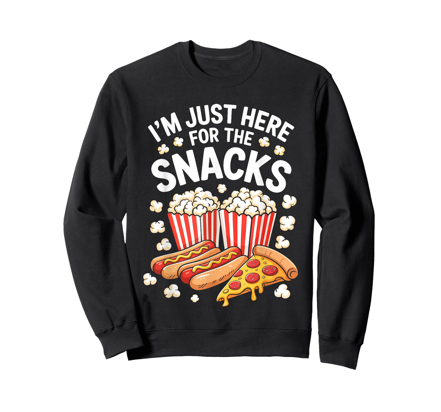 I'm Just Here For The Snacks Shirt Funny Food Lover Foodie T-Shirt