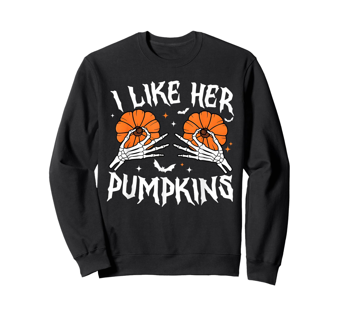 I Like Her Pumpkins I Like His Broomstick Halloween Couple T-Shirt