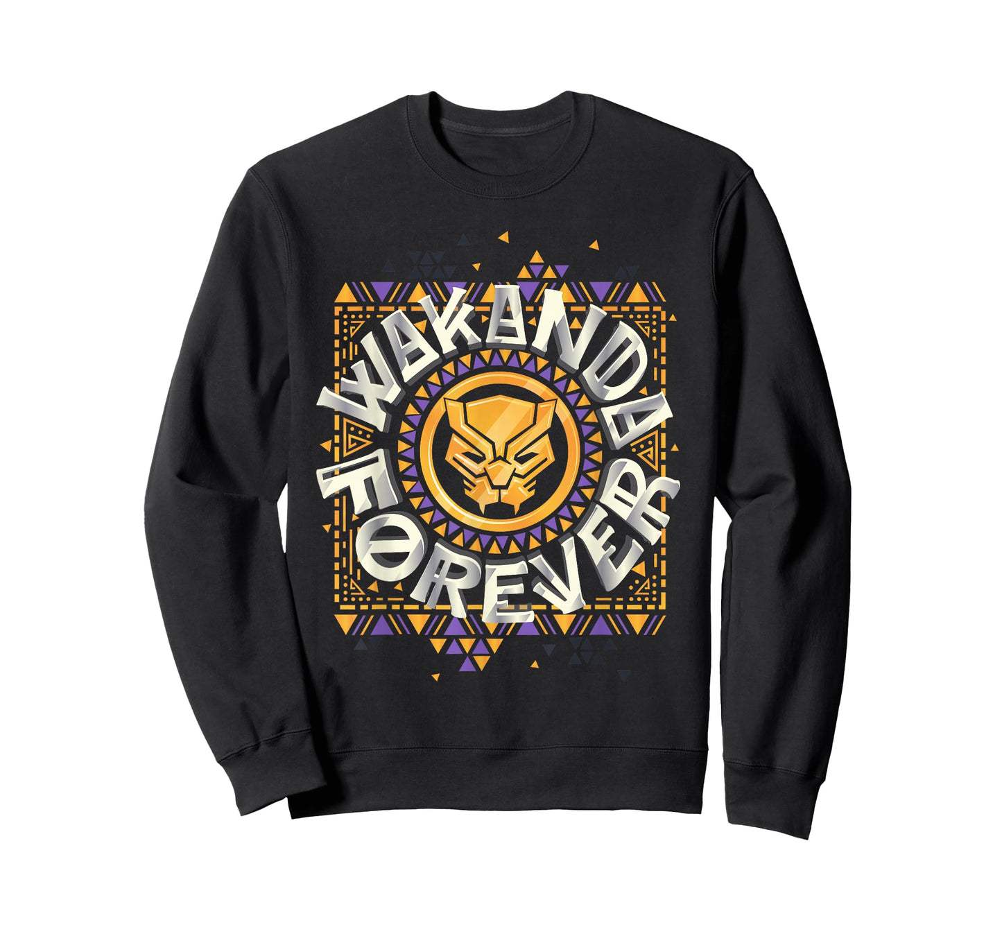 Marvel Black Panther Wakanda Forever Emblem T-Shirt T-Shirt
