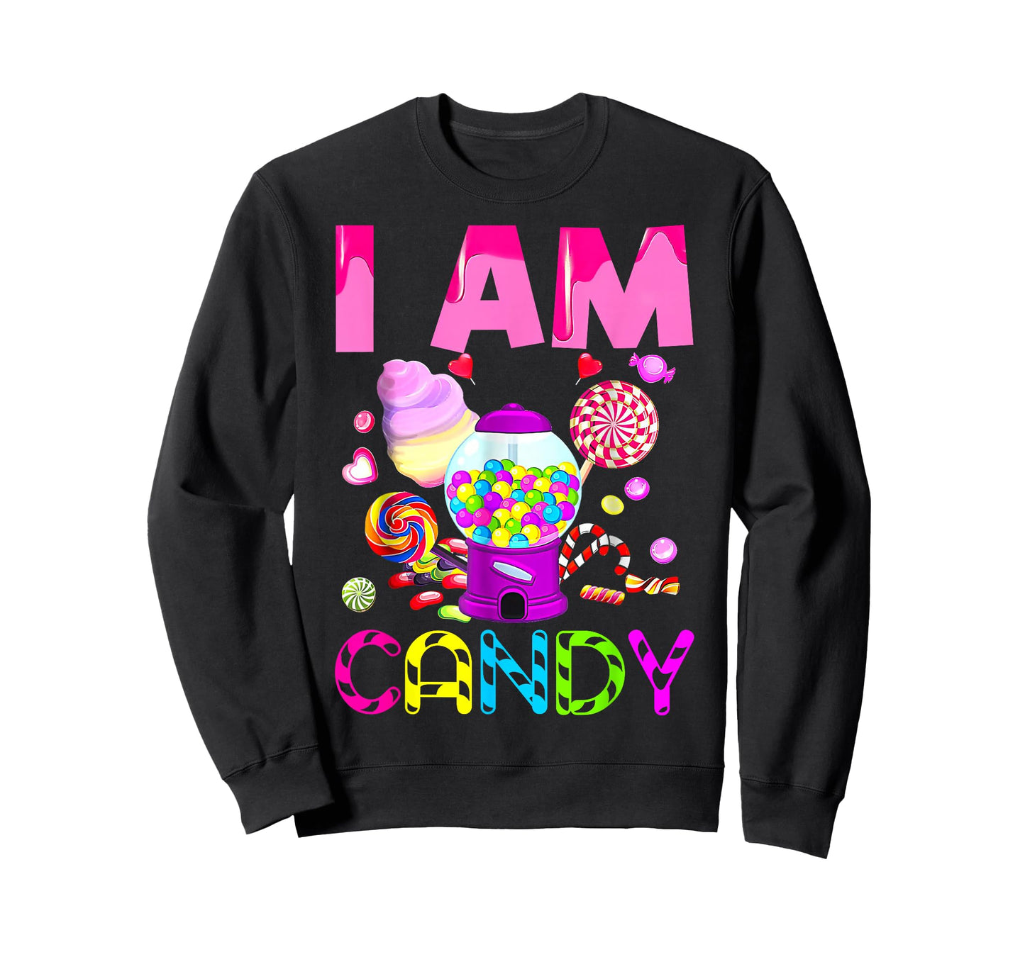 I love To Eat Candy I'm Candy Crew Funny Couple Matching T-Shirt