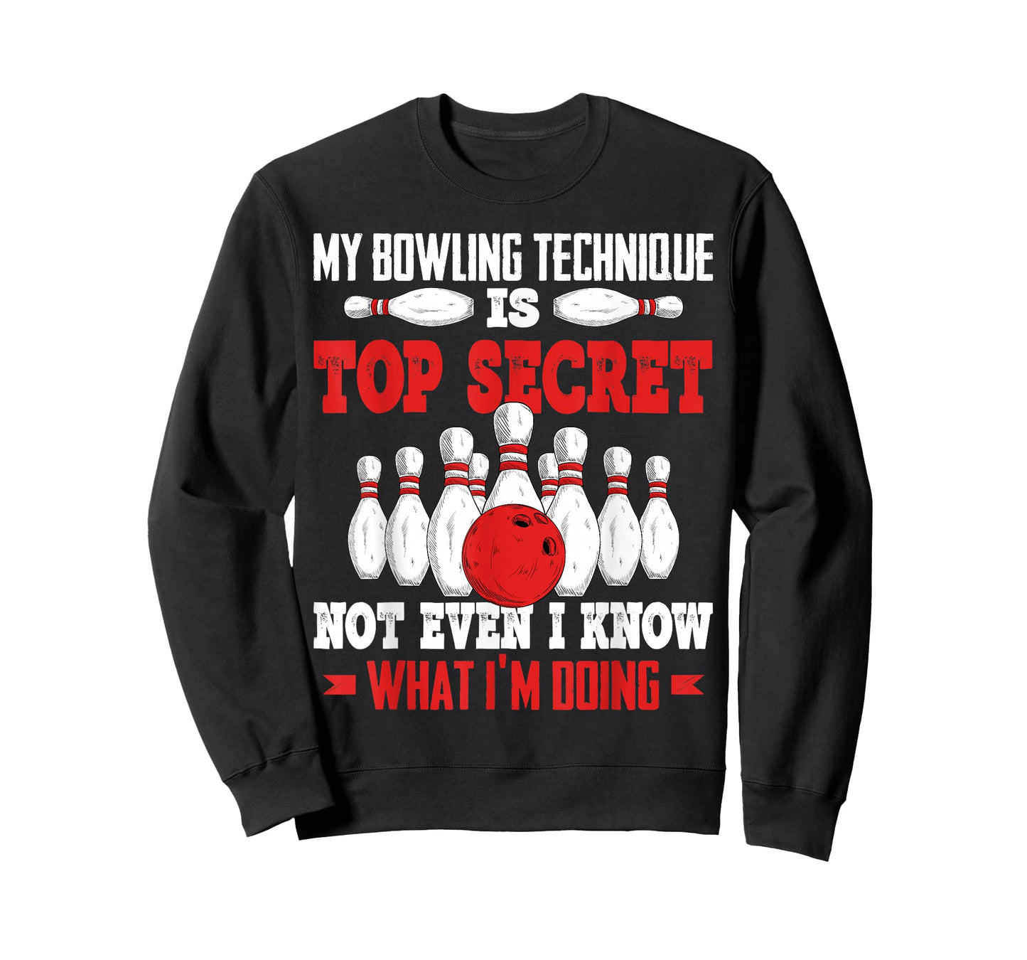 Funny Bowling Technique Ball Bowler Bowling Men Kids Boys T-Shirt