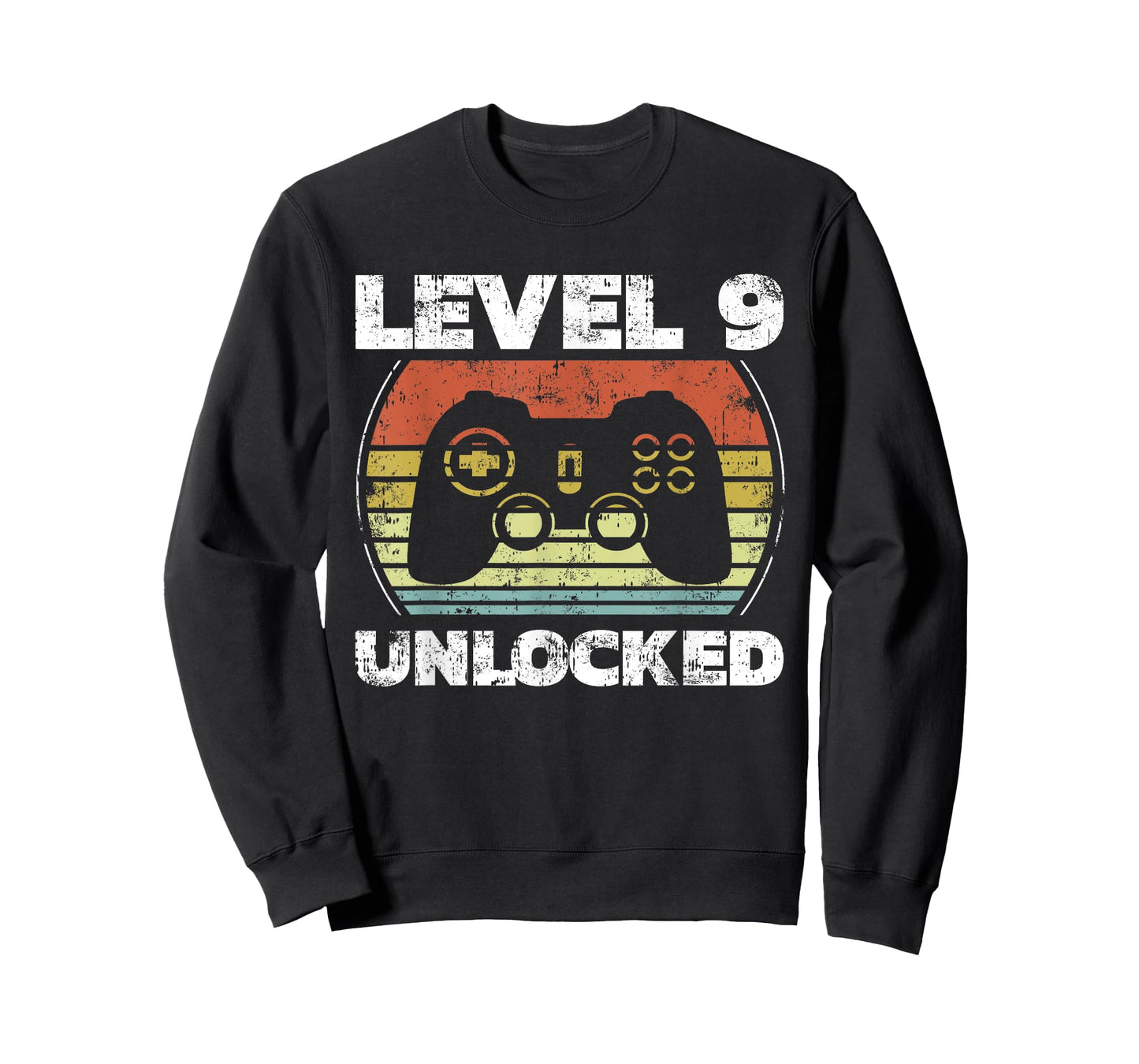 Level 9 Unlocked Funny Video Gamer 9th Birthday T-Shirt