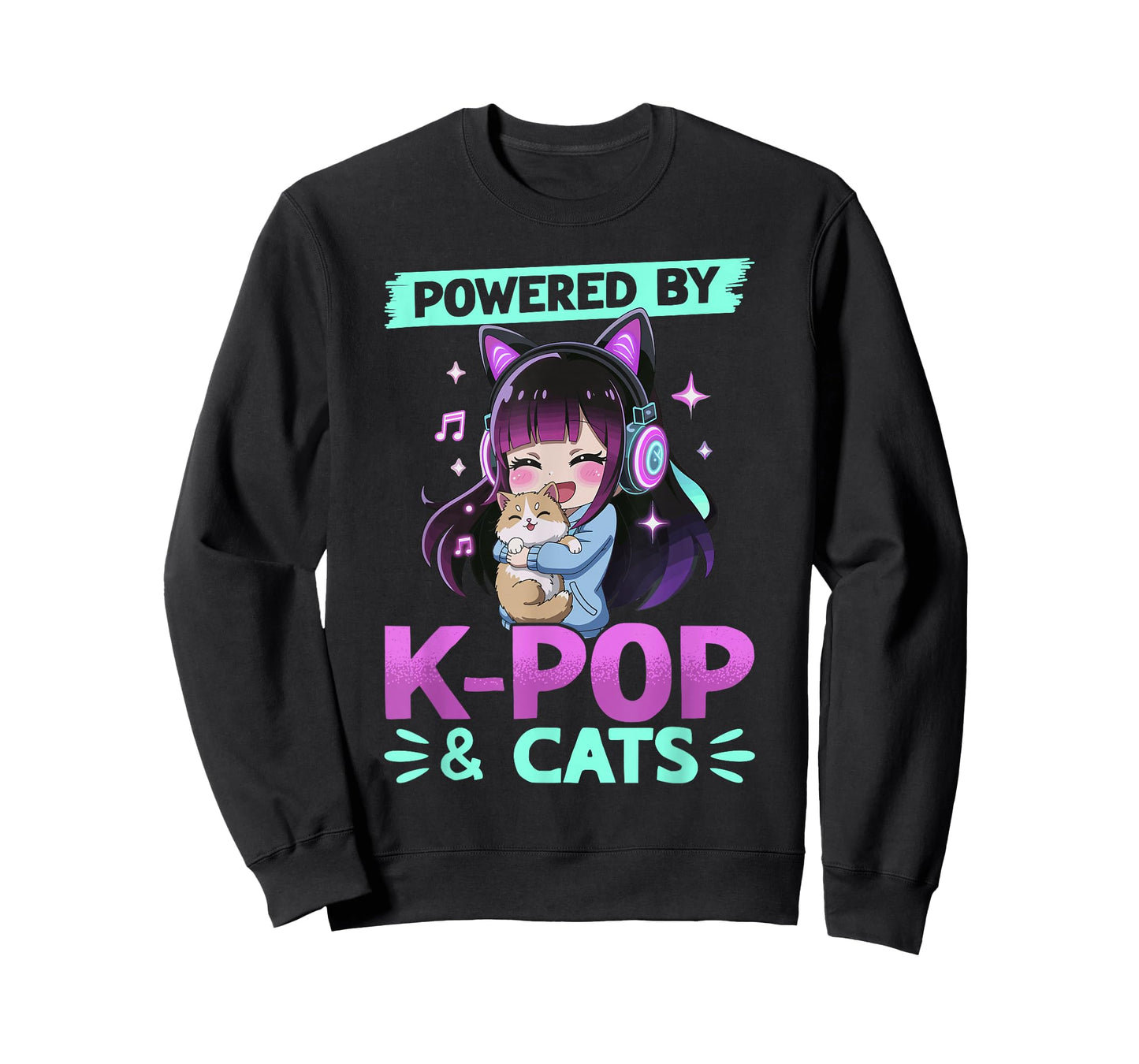 Anime K Pop & Cats Kawaii T-Shirt