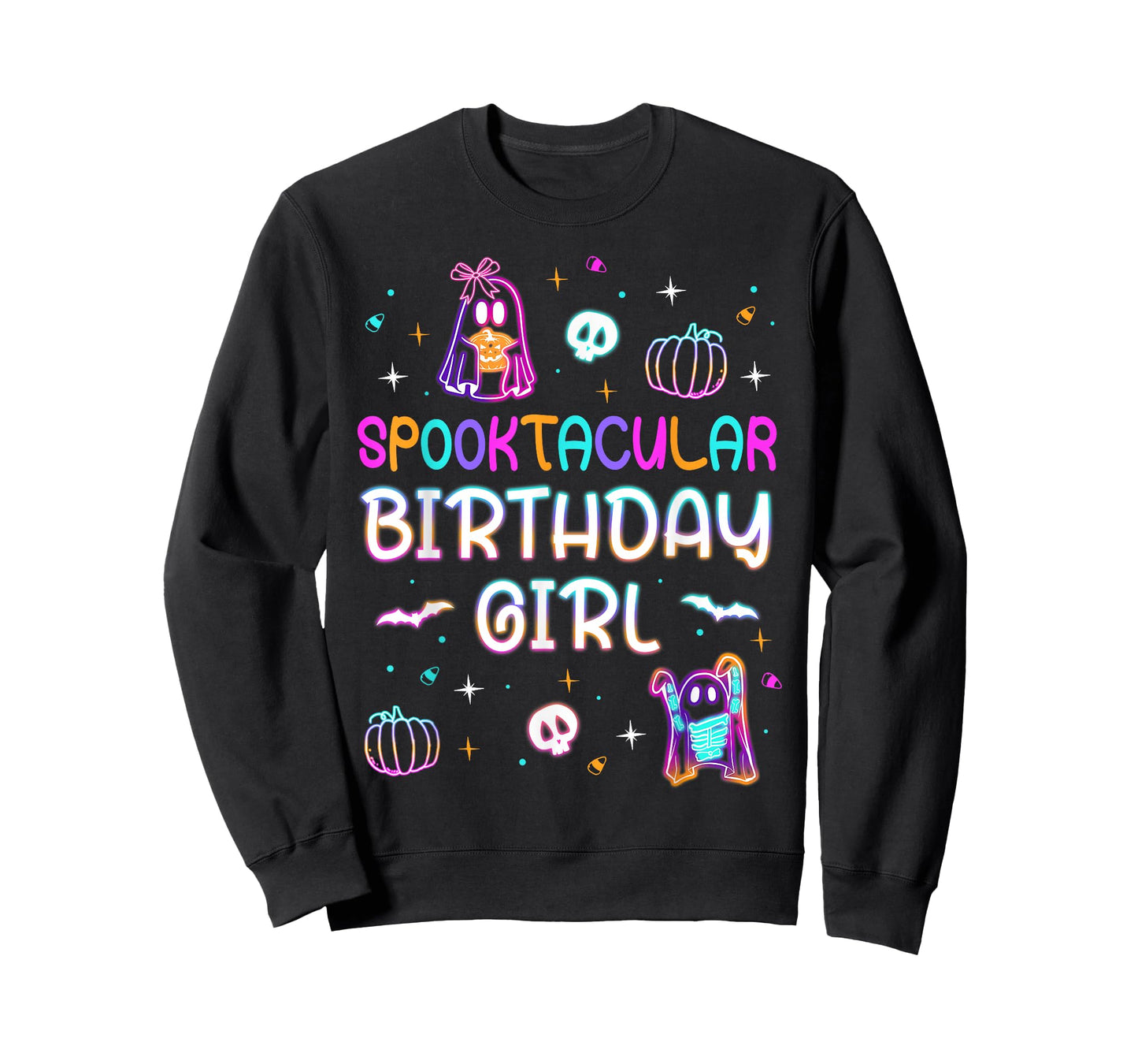Spooktacular Birthday Girl Funny Birthday Girl Ghost Party T-Shirt