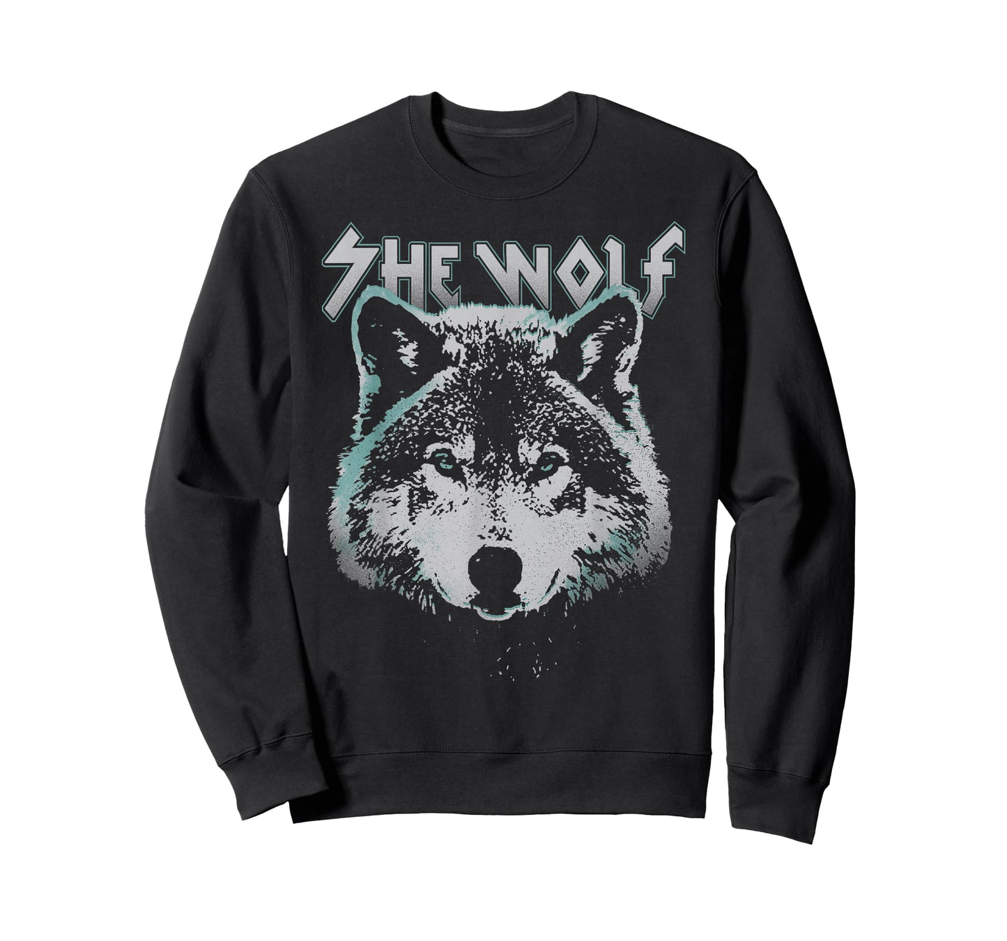 She Wolf Fierce Portrait T-Shirt