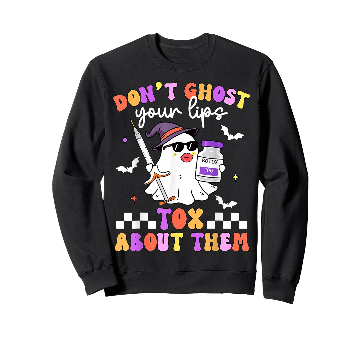 Don't Ghost Your Lips Boo Tox About Them Halloween Nurse T-Shirt