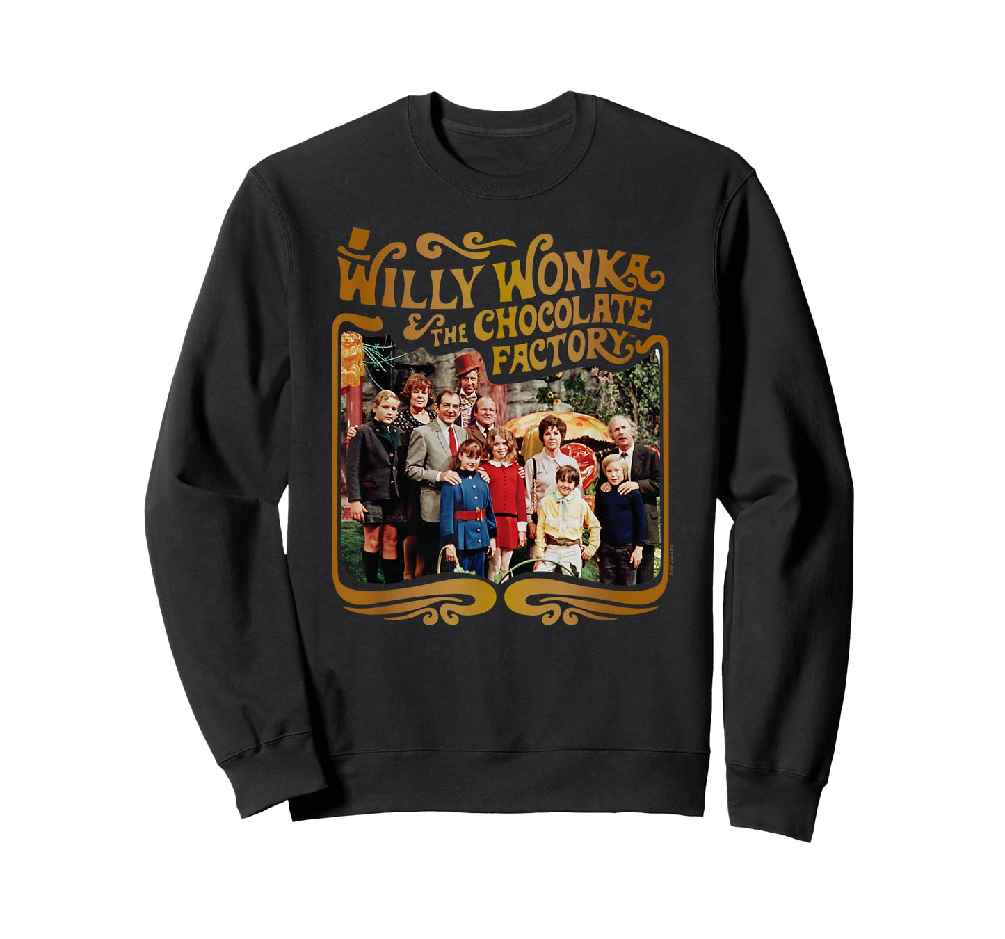Willy Wonka & The Chocolate Factory - Willy Wonka Cast Photo T-Shirt