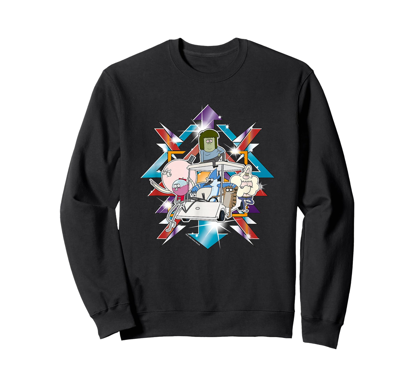 Regular Show Metallic Group Art T-Shirt