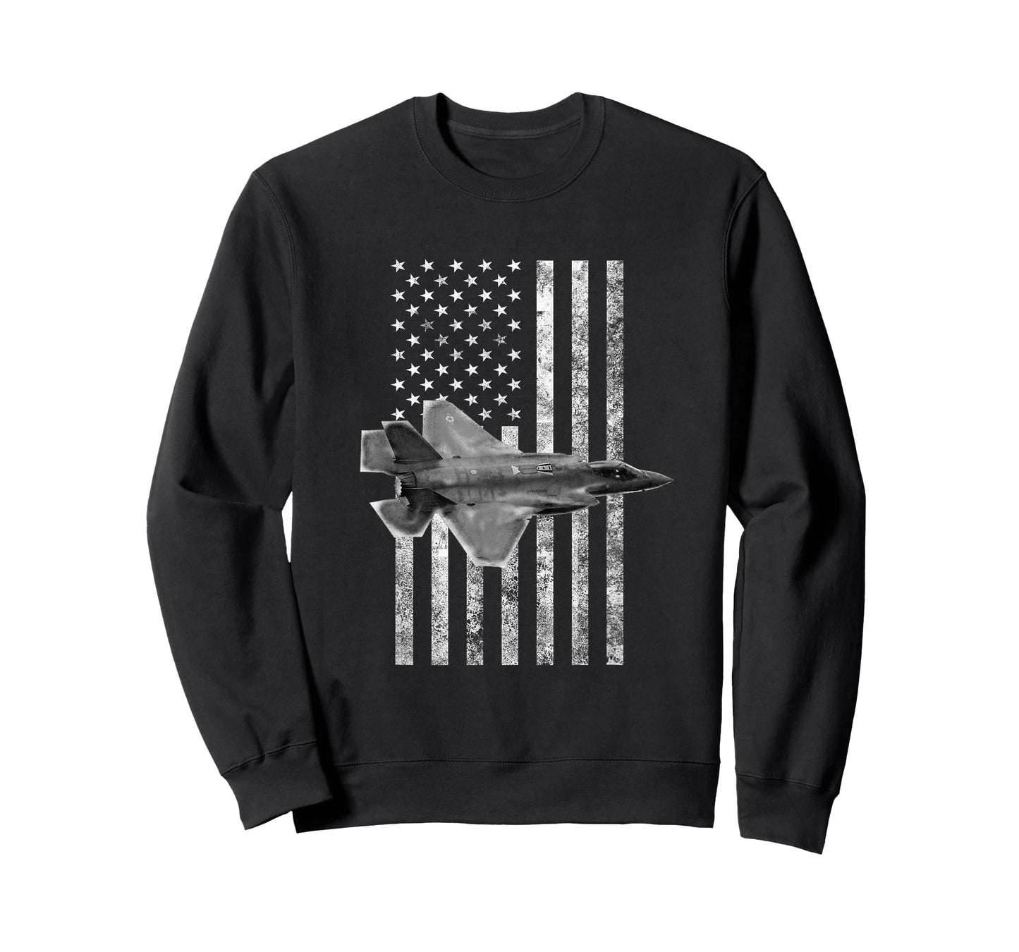 F-35 Lightning II American USA Flag Tee - Military T-Shirt T-Shirt