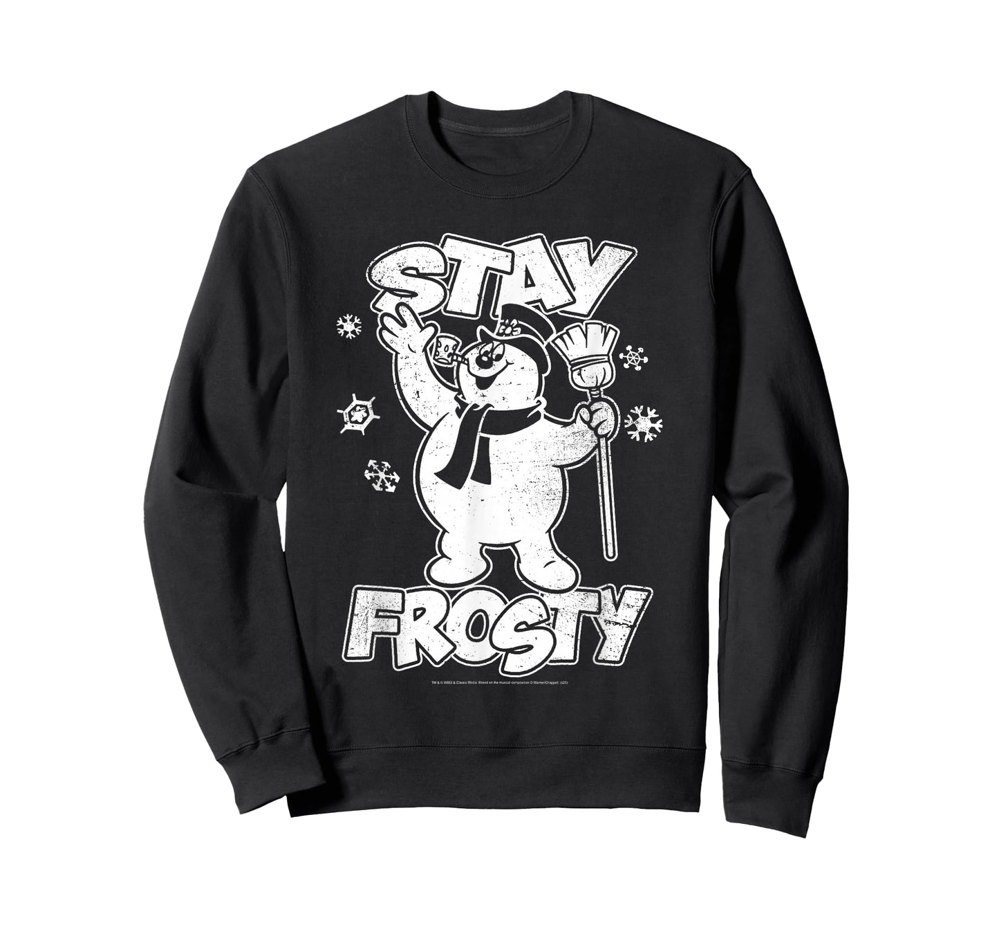 Frosty The Snowman Stay Frosty Snowflakes Christmas Movie T-Shirt